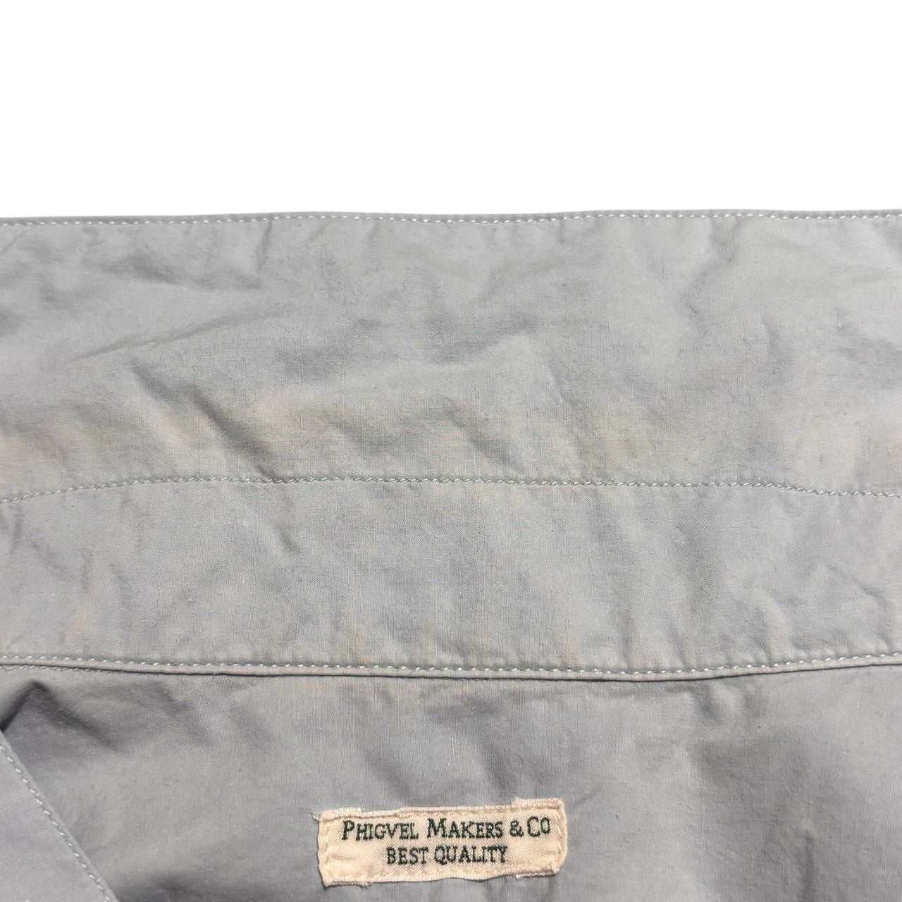 PHIGVEL(フィグベル) Snap button S/S shirt スナップ ボタン 半袖 シャツ PMAH-SS04 2(M程度) ブルー