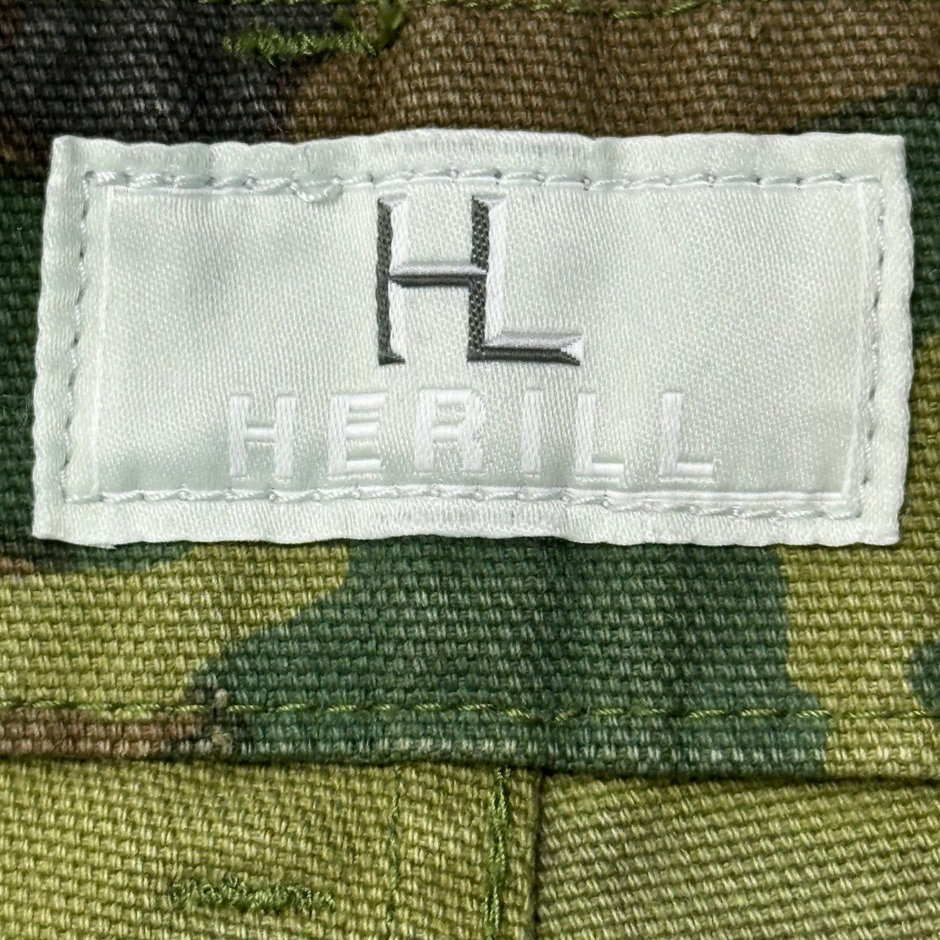 HERNO(ヘルノ) 22AW Duck ERDL Camouflage Cargopants ダック カモ フラージュ カーゴ パンツ 22-030-HL-8040-3 1 グリーン