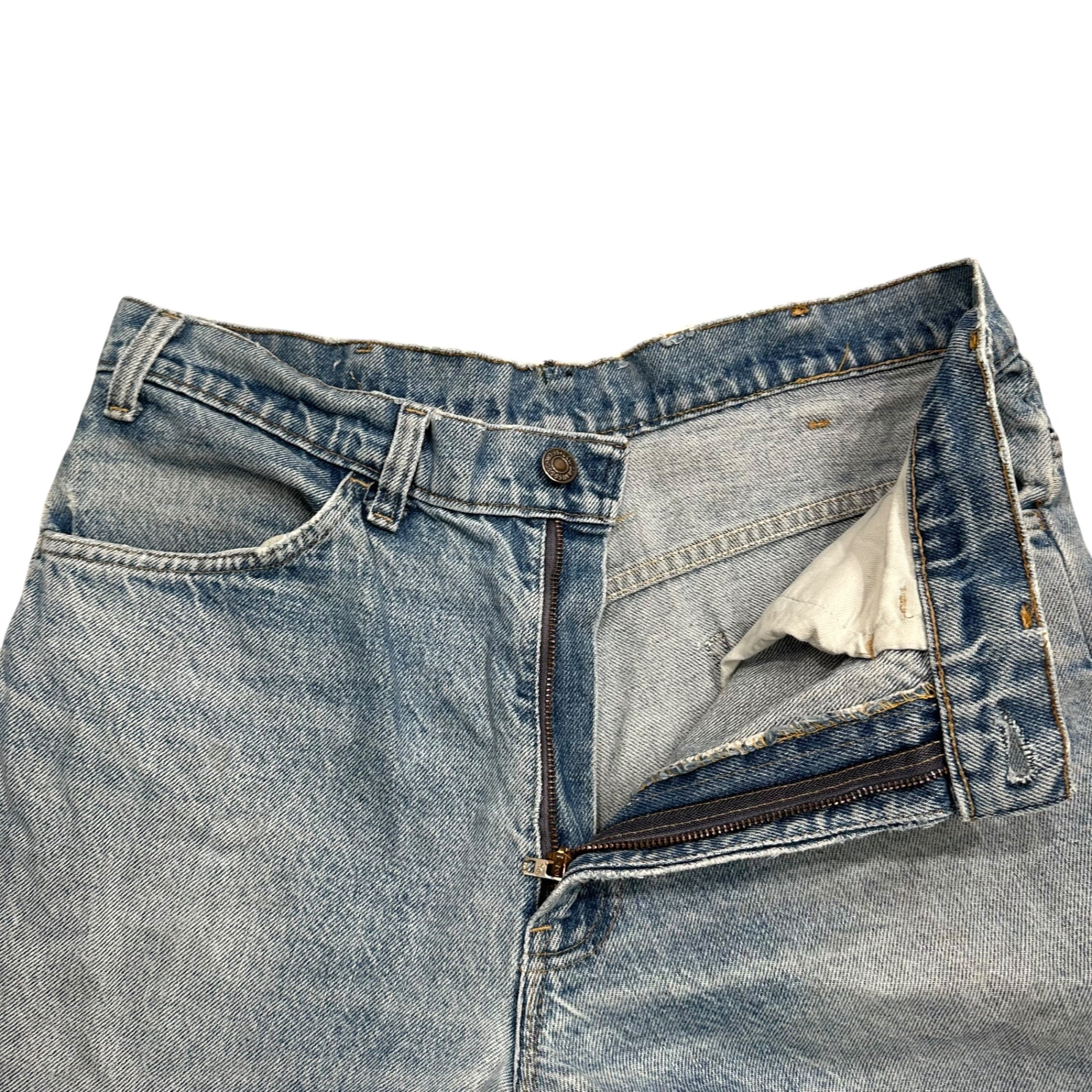 Levi's(リーバイス) 646 70’s~80's Orange tab flared denim pants ボタン裏8 42TALON オレンジタブ フレア デニム パンツ  表記消(L程度) ライトインディゴ