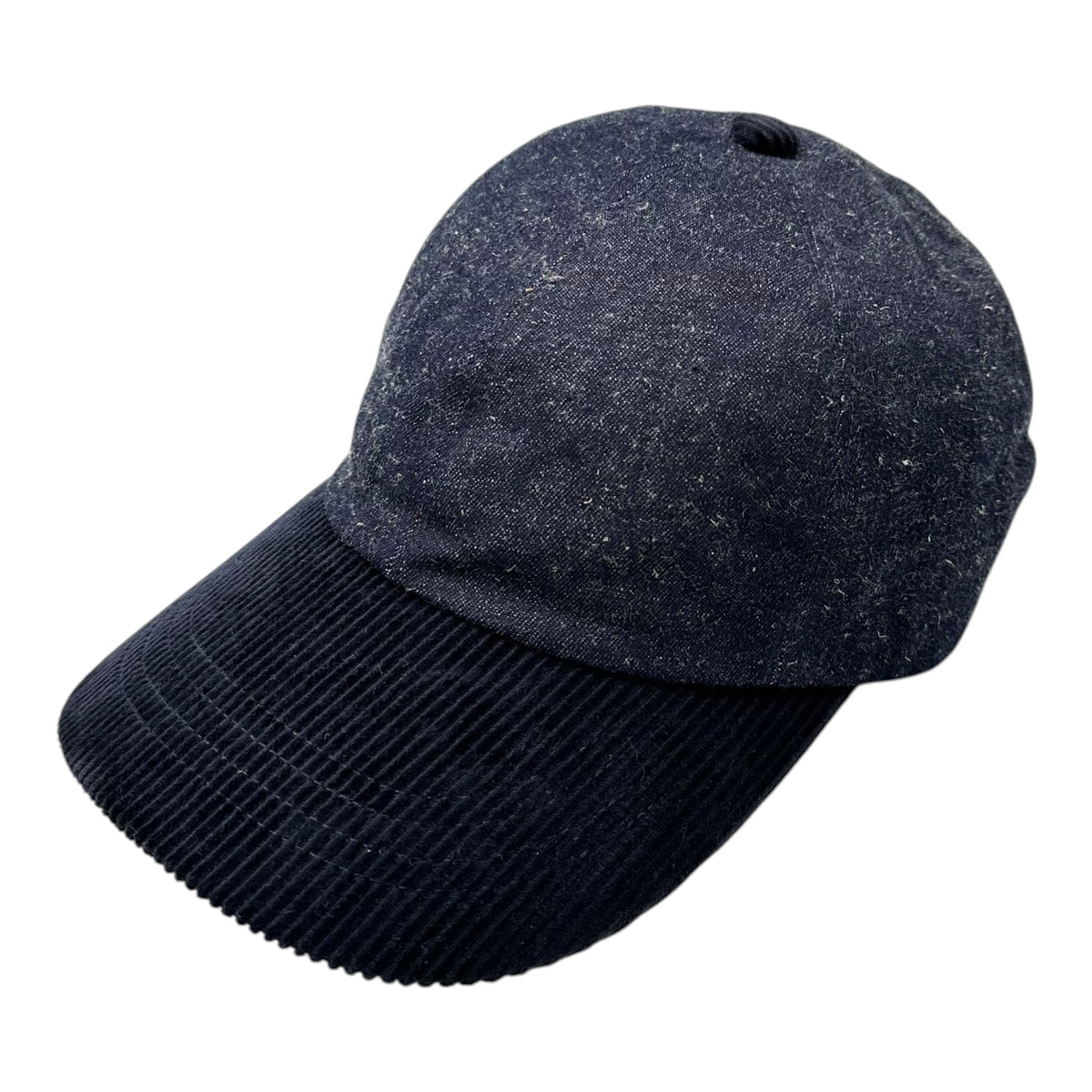 Nine Tailor(ナインテーラー) Tansy Cap 切替 コーデュロイ デニム キャップ N-1532 ネイビー