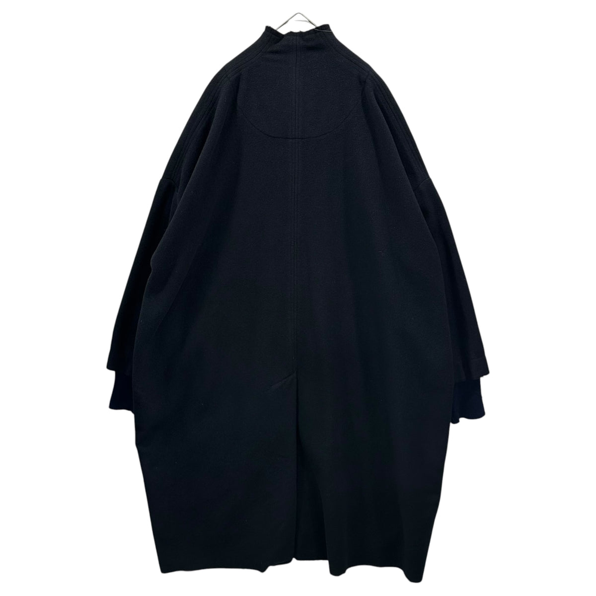 H+ HANNOH WESSEL(アッシュプリュスアノーヴェセル) Layered Wool Collarless Coat ウール レイヤード ノーカラー コート 21020450002930 42 ネイビー