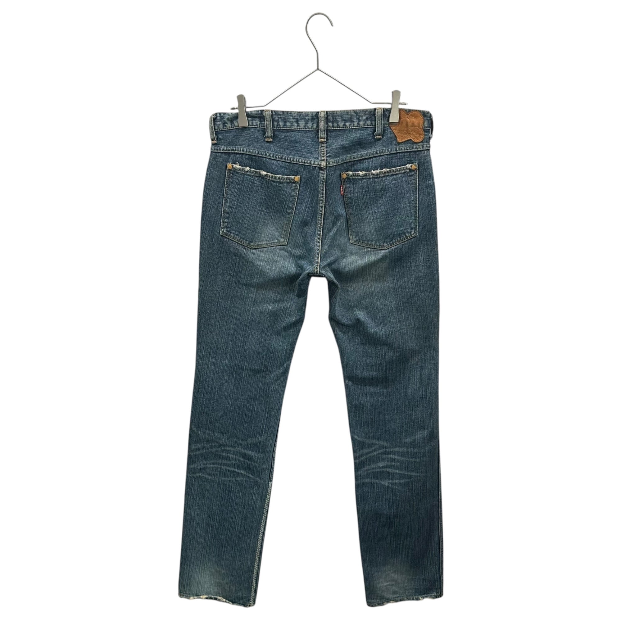 NUMBER (N)INE(ナンバーナイン) 2003AW "TOUCH ME I'M SICK" Patchwork Denim Pants カート期 パッチワーク デニム パンツ 4相当(実寸84cm) インディゴ 00’s
