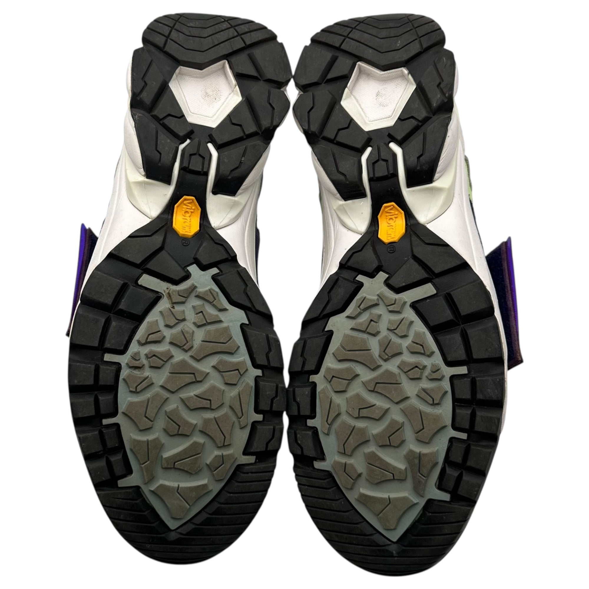 A(LeFRUDE)E(アルフレード) Big Velcro Dad Sneakers ビッグ ベルクロ ダッド スニーカー ホワイト×グリーン×パープル