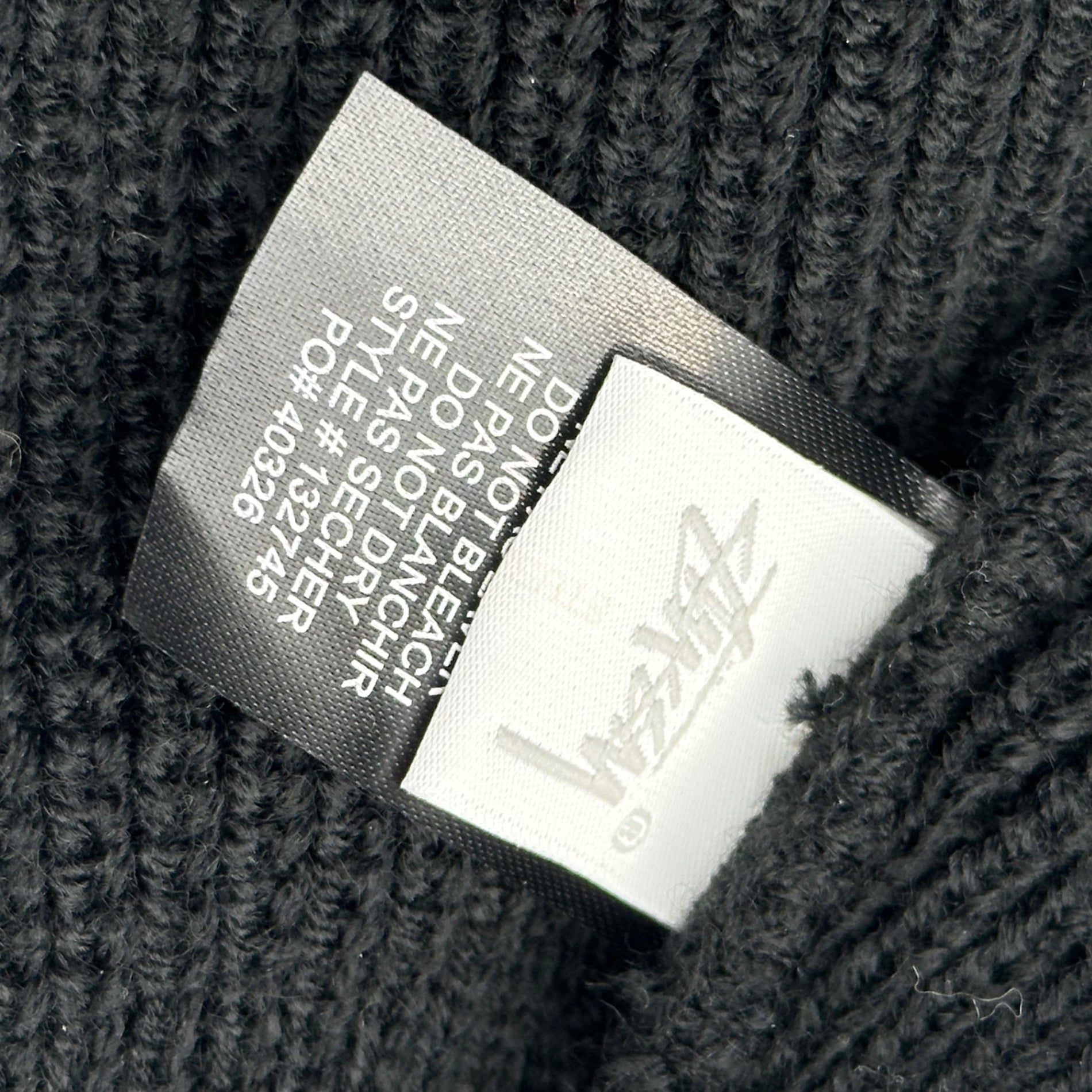 STUSSY(ステューシー) Balaclava バラクラバ ニット帽 ブラック