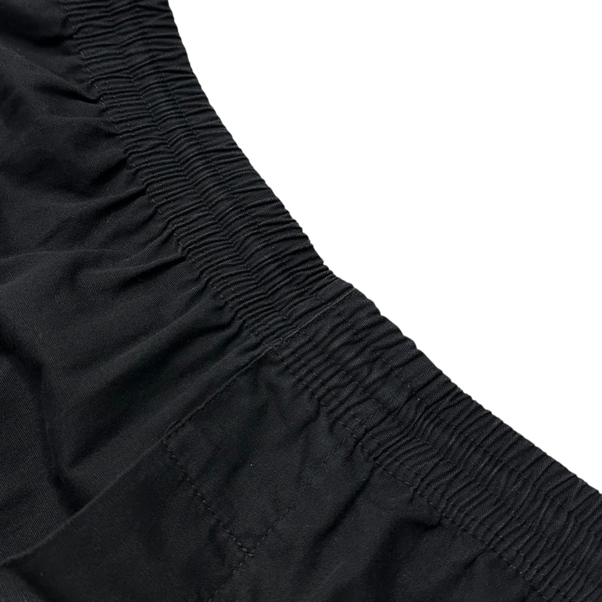 COMME des GARCONS HOMME(コムデギャルソンオム) 80's Vintage Logo Shorts 本人期 ヴィンテージ ロゴ ショーツ HM-020010 表記無(M程度) ブラック ショート ハーフ パンツ 80年代 アーカイブ