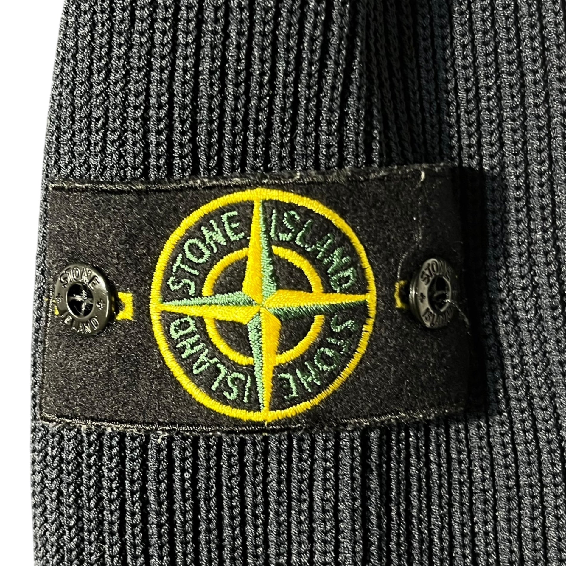 STONE ISLAND(ストーンアイランド) 16AW Nylon metal 3D knit sleeve jacket ナイロン メタル 3D ニット スリーブ ジャケット 6515Q1447 S ネイビー マウンテンパーカー ジップ テック