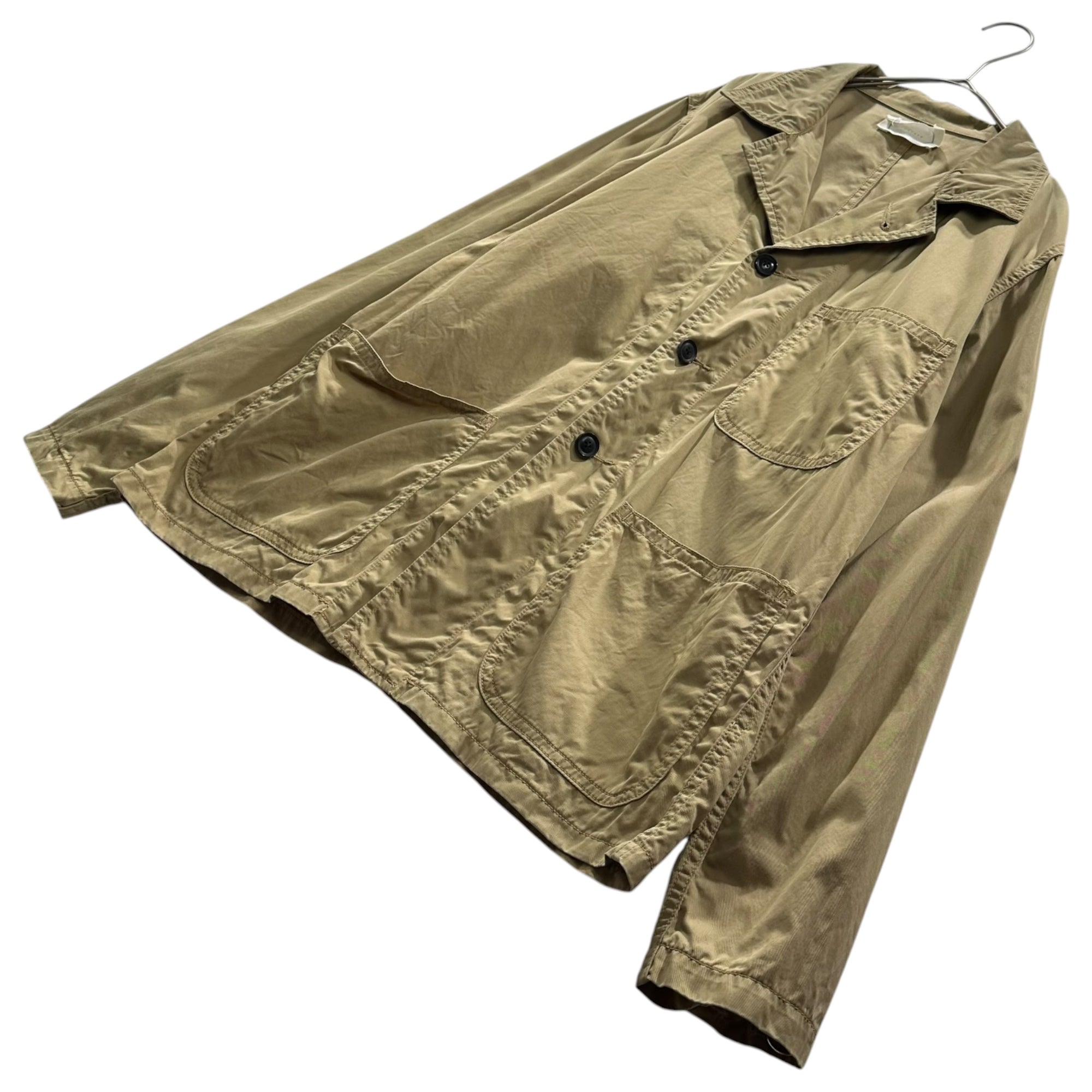 cantate(カンタータ) 18SS Coverall Jacket カバーオール ジャケット 18SSCA094 48 ベージュ テーラード