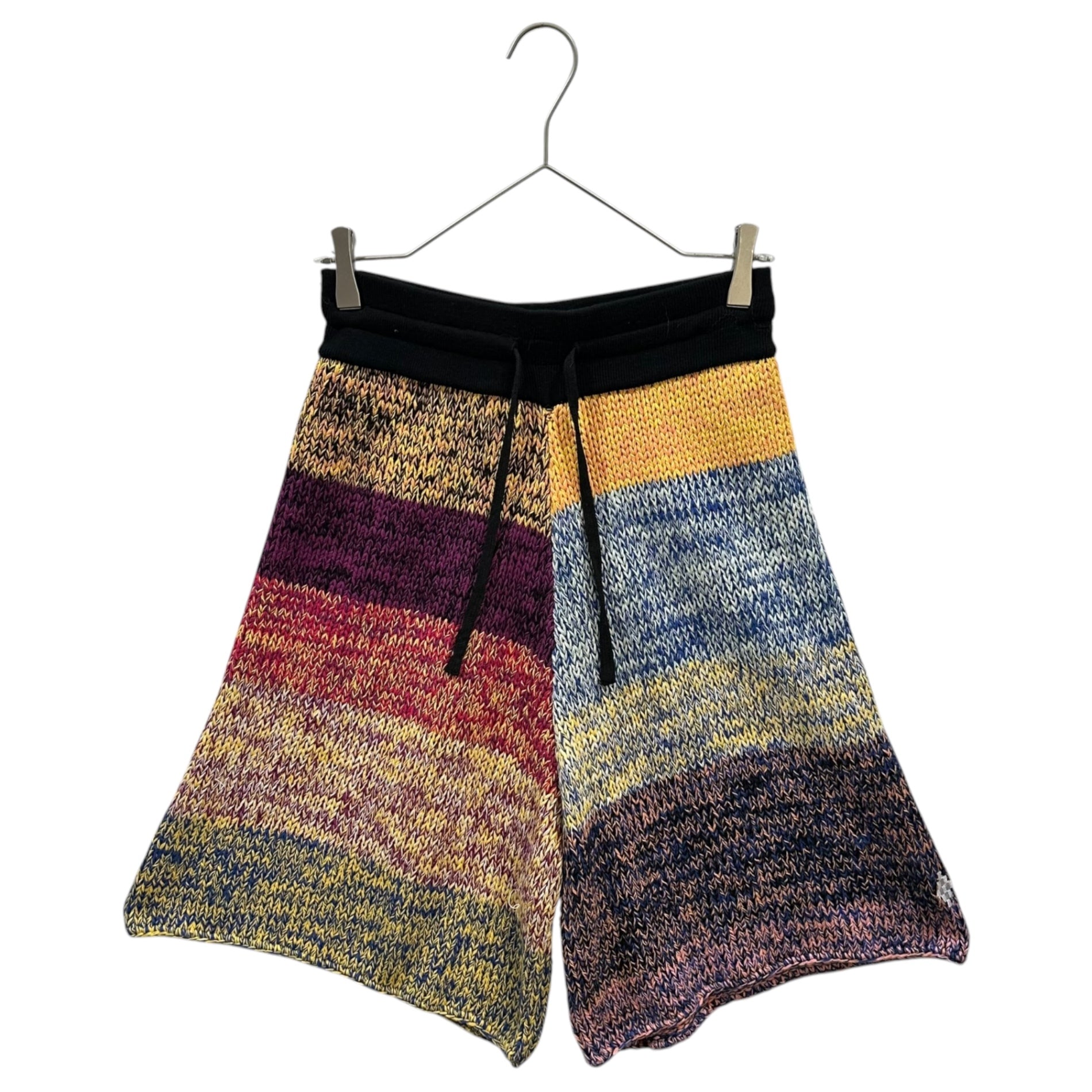 MARCELO BURLON(マルセロバーロン)  Cotton Knit Wide-Leg Half Pants コットンニット ワイド ハーフ パンツ CMHM003S23KNI001 M マルチカラー