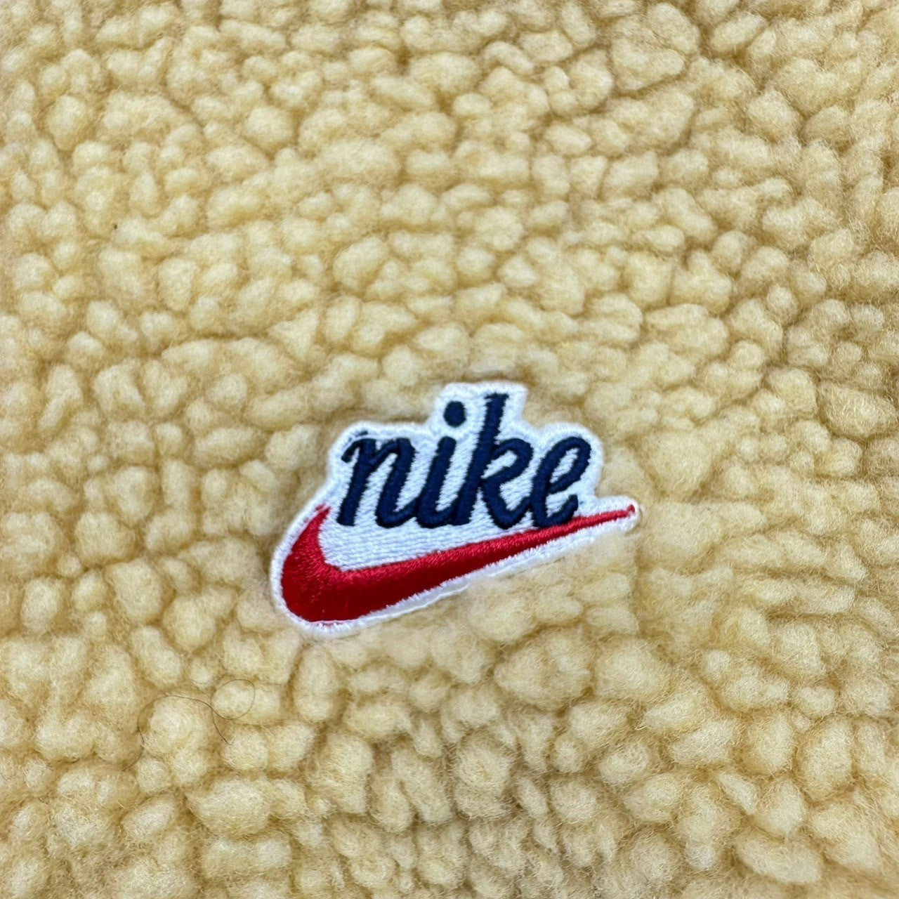 NIKE(ナイキ) NSW HE HOODIE HZ WINTER ハーフジップ ボア フリース プルオーバー パーカー ジャケット BV3767-723 XL イエロー×ターコイズブルー