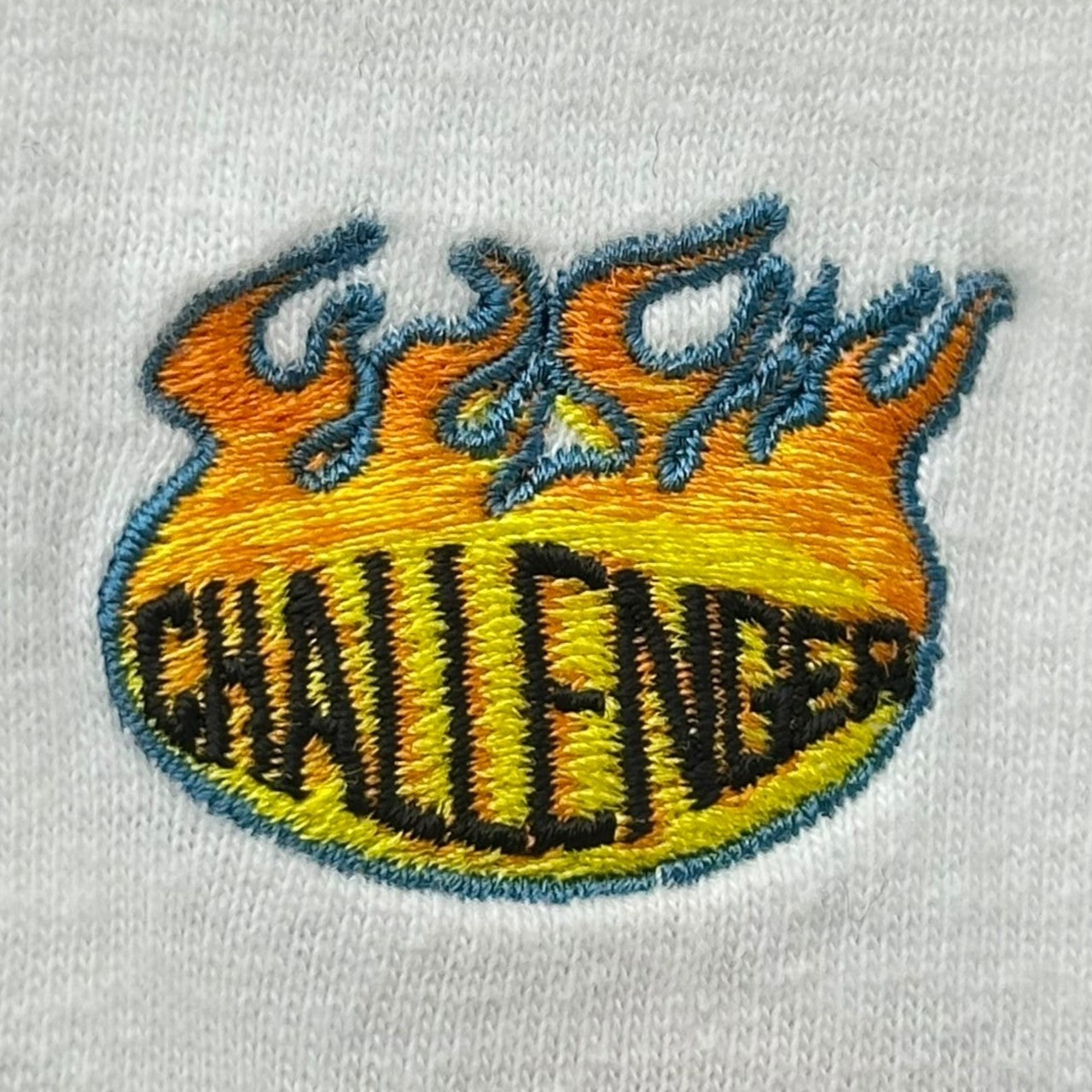 CHALLENGER(チャレンジャー) L/S FIREBALL TEE ロング スリーブ ファイヤーボールＴシャツ BAA CLG-TS 021-053 XL ホワイト