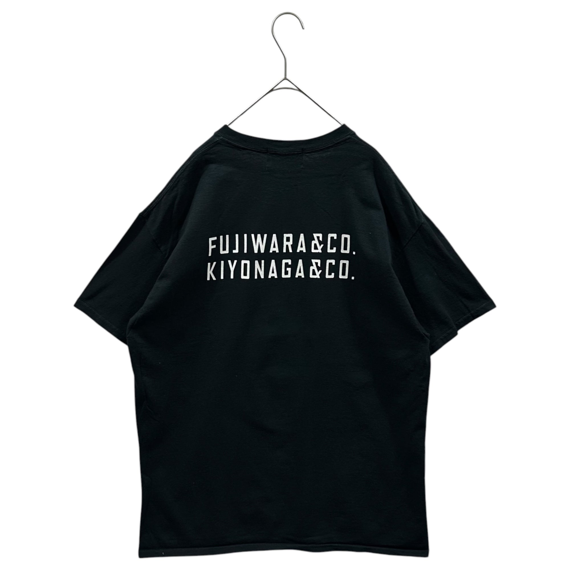 KIYONAGA&CO.×FRAGMENT DESIGN(キヨナガアンドコー×フラグメントデザイン) Print S/S Tee ロゴ プリント 半袖 Tシャツ L ブラック SOPH.
