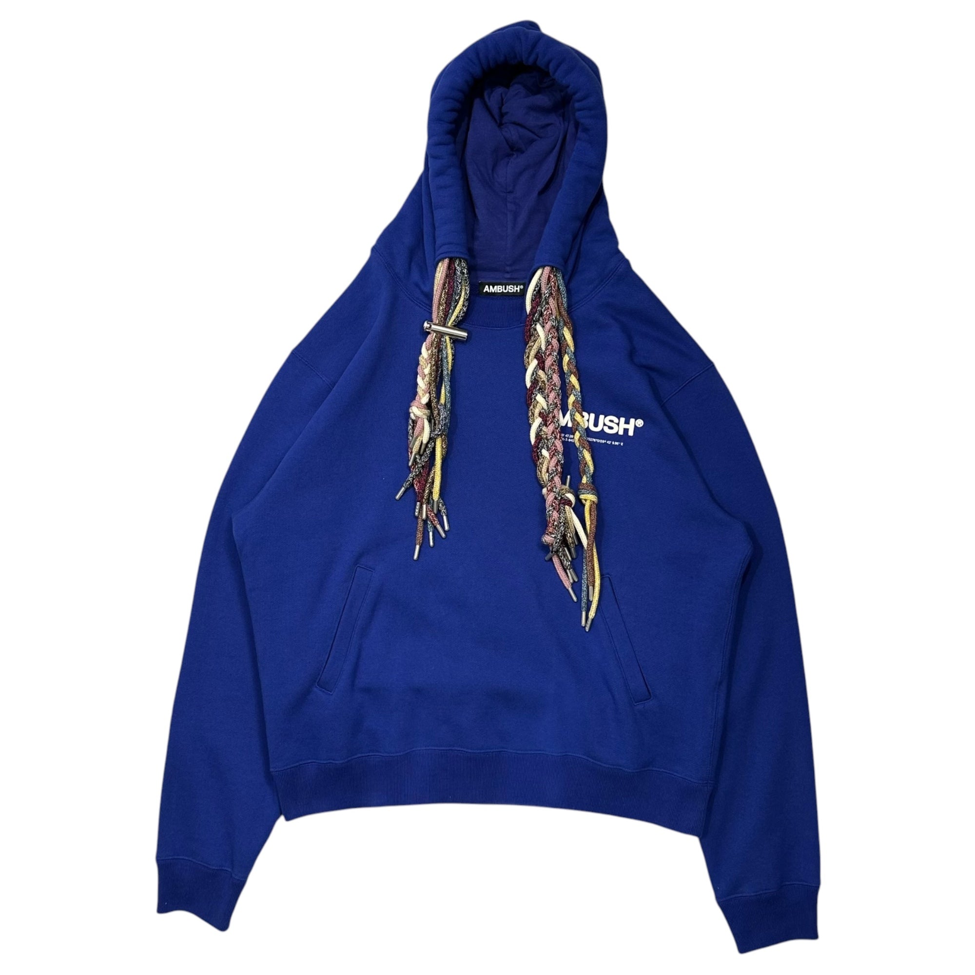 AMBUSH(アンブッシュ) 19AW NEW MULTI CORD HOODIE マルチコードパーカー 12115980 M ブルー