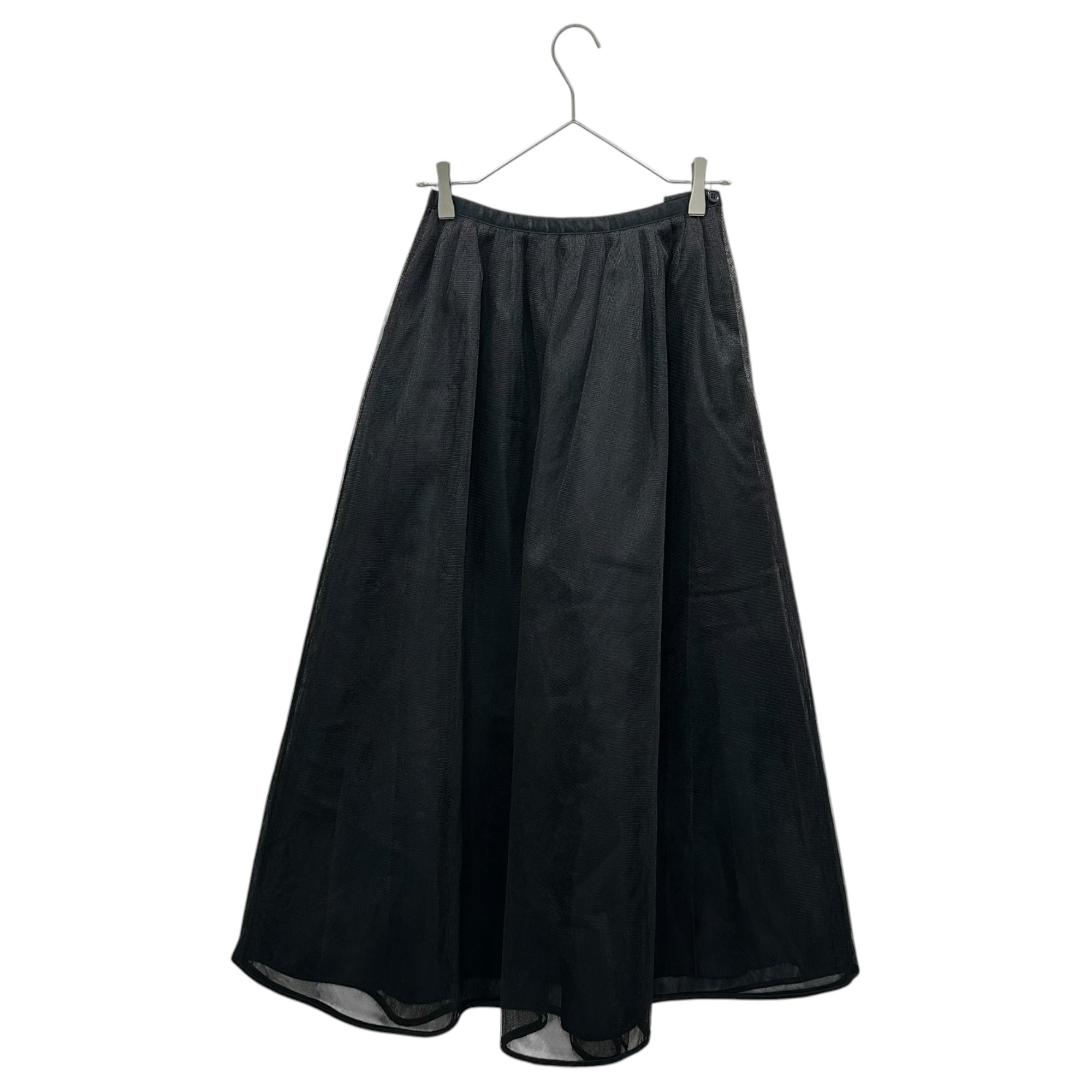VINTAGE(ヴィンテージ) tulle fulled long volume skirt チュールのボリューム感たっぷりのロングスカート 表記なし(S~M程度) ブラック