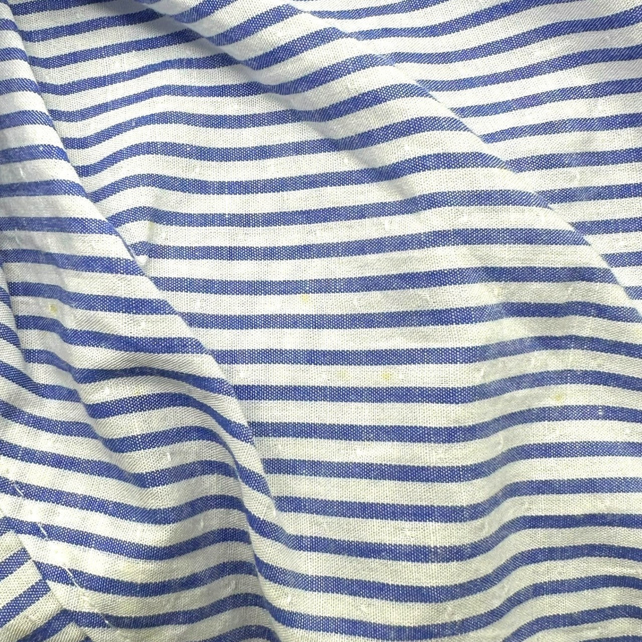 tricot COMME des GARCONS(トリココムデギャルソン) 13AW Front Ribbon Design L/S Striped Blouse フロント リボン デザイン L/S ストライプ ブラウス TL-B022 M ホワイト×ブルー AD2013