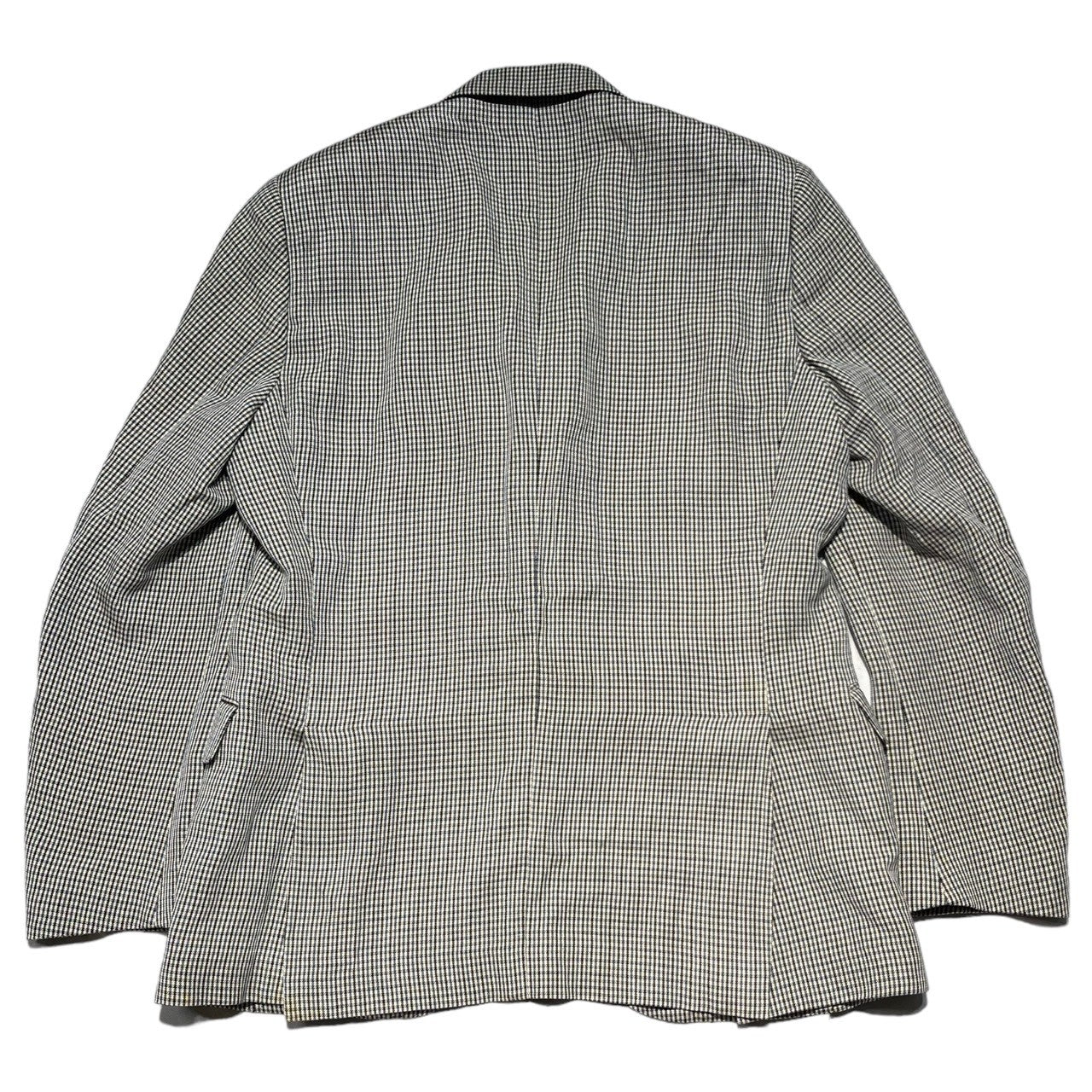 LARDINI(ラルディーニ) Gun club check 3B jacket ガンクラブ チェック 3B テーラード ジャケット 50(XL程度)  ベージュ ドレス スーツ