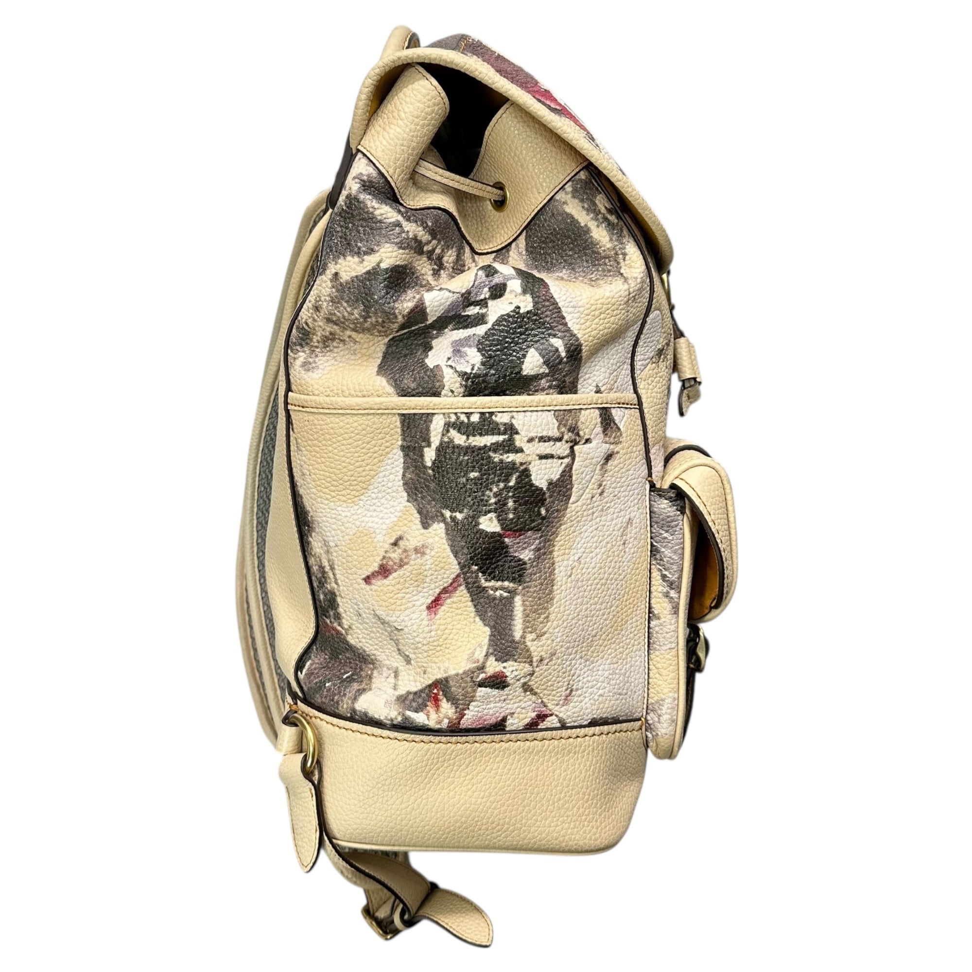 COACH(コーチ) X Mint + Serf Carriage キャリッジ バックパック CE190 ベージュ リュック レザー グラフィック