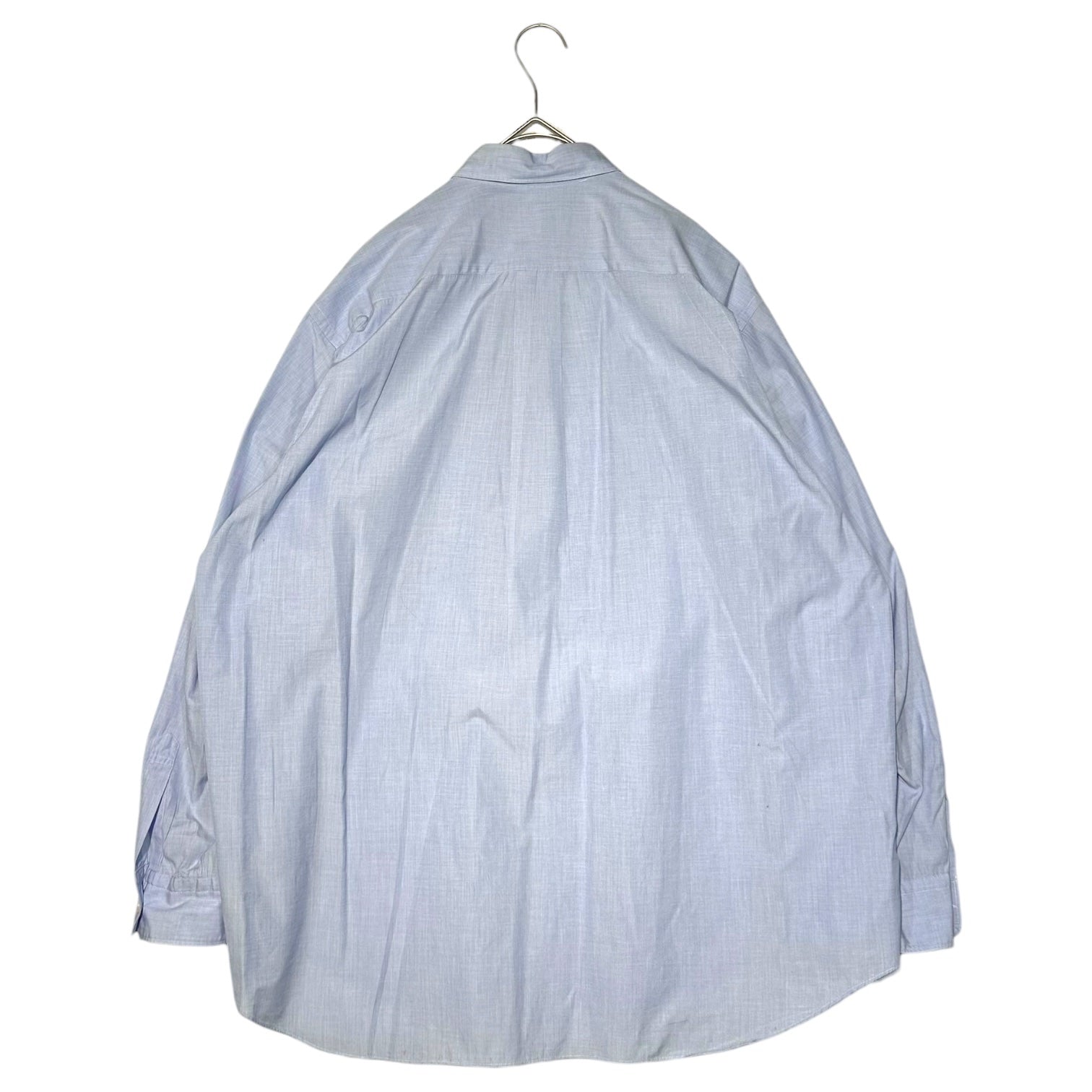 COMME des GARCONS HOMME(コムデギャルソンオム) 80's  Regular Collar L/S Shirt 本人期 レギュラー カラー 長袖 シャツ HB-050570 表記無(ML程度) サックスブルー 80年代 川久保玲 アーカイブ