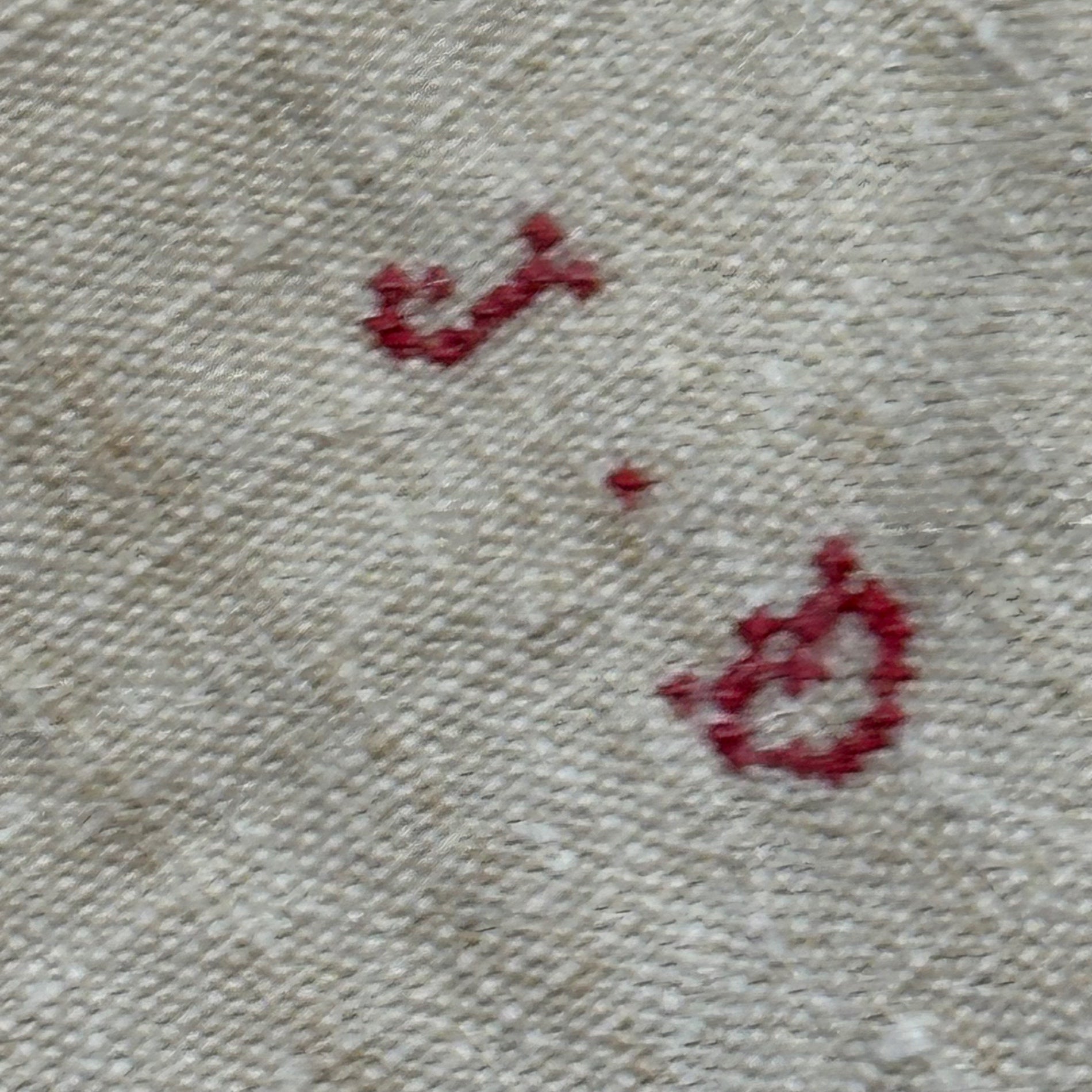 Euro antique(ヨーロッパアンティーク) 1900's~ thick linen granpashirt handwork 「JD」name ネーム刺繡入り厚手リネンのグランパシャツ 当時日常着 エクリュ