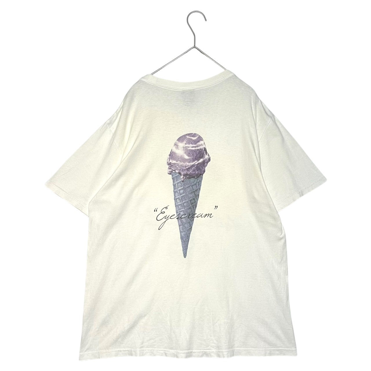 NUMBER (N)INE(ナンバーナイン) 09AW eyescrem print T-shirt アイスクリーム コラボ プリント Tシャツ 3(M) ホワイト ナンバーナイン 宮下氏 最終コレクション シーズン 雑誌アイスクリーム コラボ