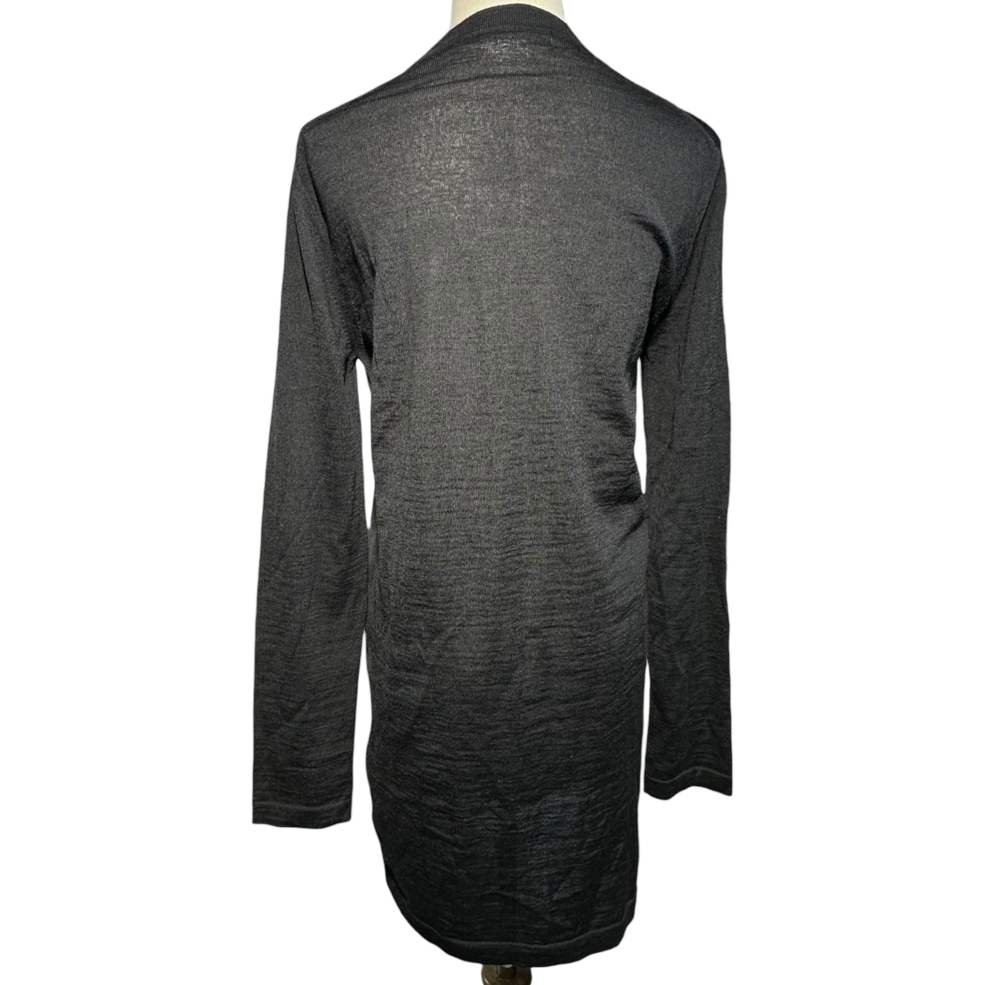 COMME des GARCONS COMME des GARCONS(コムデギャルソンコムデギャルソン) 20SS Double-Layered Cardigan ダブル レイヤード カーディガン RE-N003 M ブラック AD2019