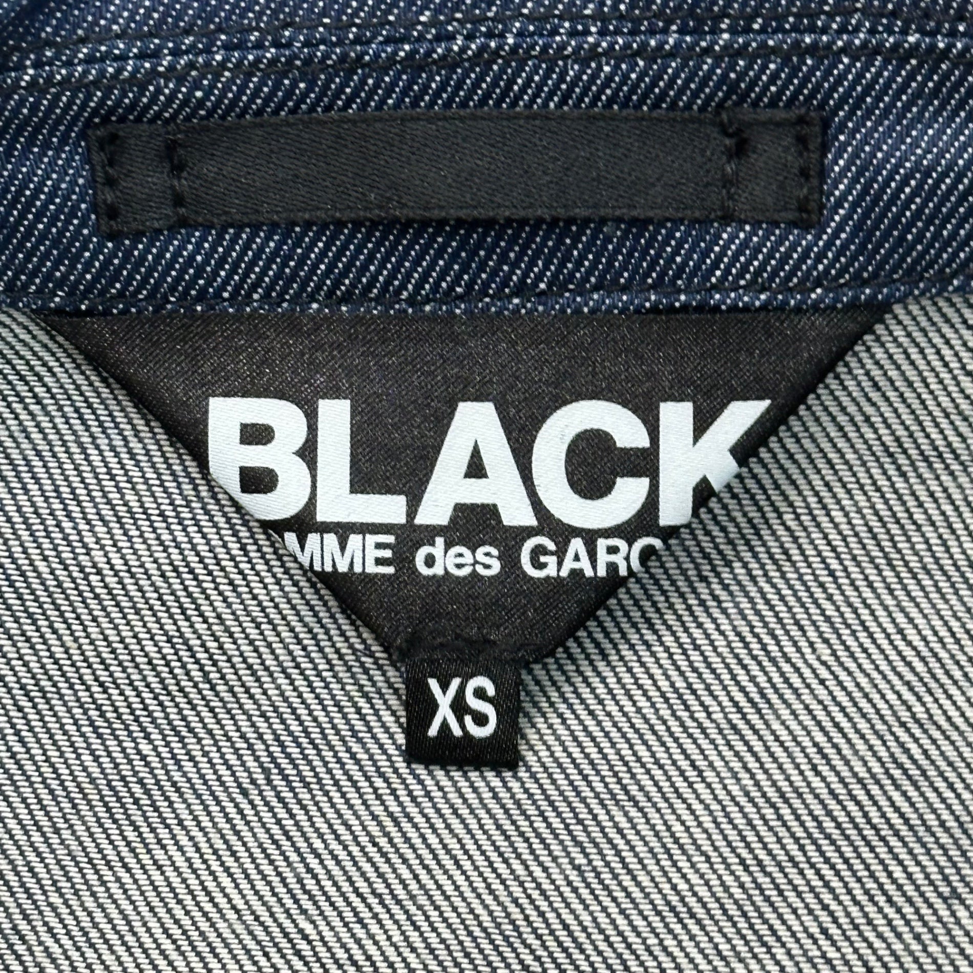 BLACK COMME des GARCONS(ブラックコムデギャルソン) 2026SS 9oz Denim Rider Jacket デニム ライダース ジャケット 1Q-J002 XS インディゴ AD2025