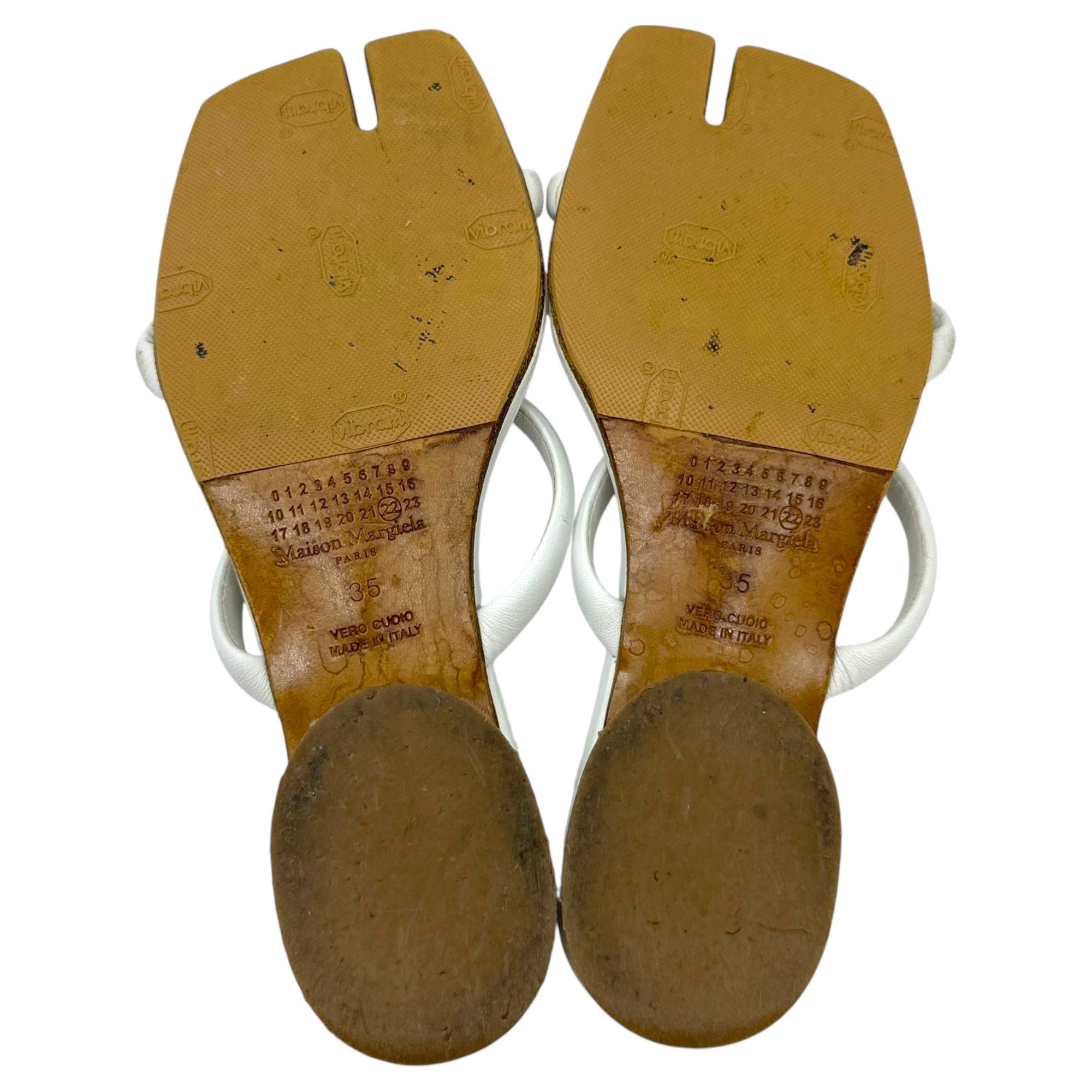 MAISON MARGIELA(メゾンマルジェラ) 20SS TABI Heel sandals 足袋 ヒール サンダル 35(22~22.5cm程度) ホワイト ミュール