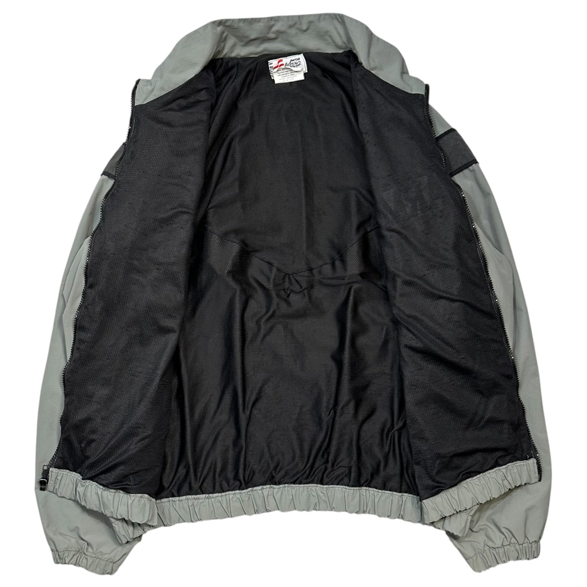 US ARMY(アメリカ軍) 1999's PHYSICAL FITNESS UNIFORM JACKET ナイロン トレーニング ジャケット 8415-01-465-4811 LARGE/REGULAR グレー 90年代 90's IPFU トラック ミリタリー