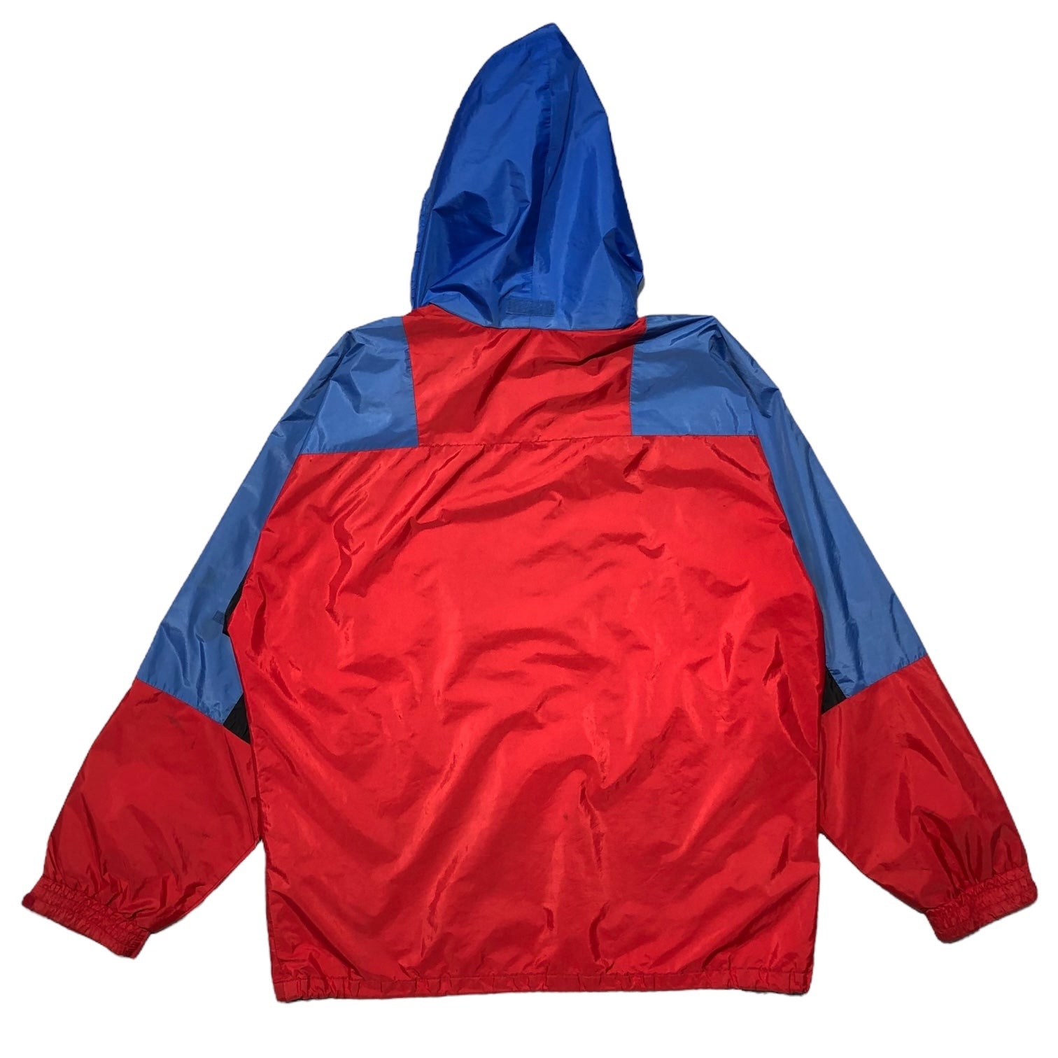 THE NORTH FACE(ノースフェイス) 90's "CORE-TEX" nylon anorak hoodie ナイロン アノラック パーカー L レッド×ブルー 90年代 マウンテンパーカー ジャケット