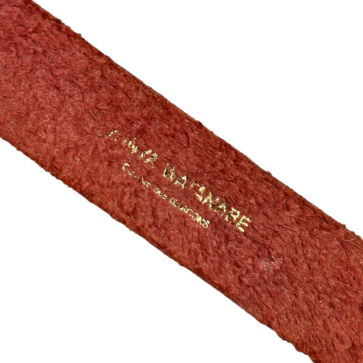JUNYA WATANABE COMME des GARCONS(ジュンヤワタナベコムデギャルソン) 2002AW ”LOVE IS POWERFUL” Studded Leather Belt  スタッズ レザー ベルト レッド 00's
