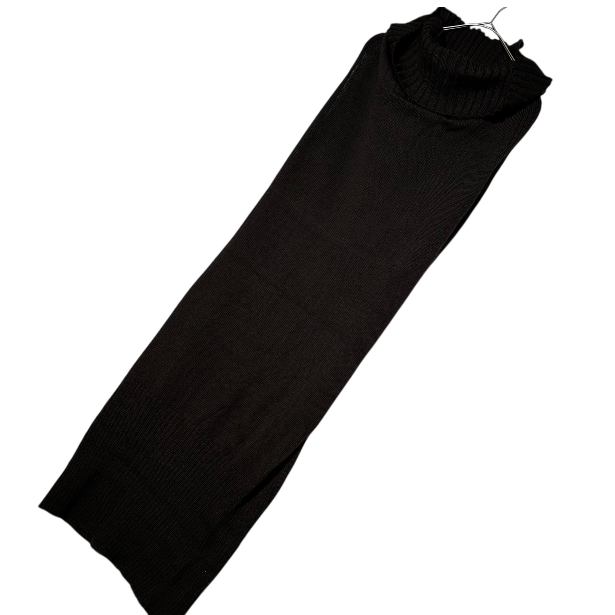 Y's(ワイズ) Off-turtleneck sleeveless knit dress オフタートルネック ノースリーブ ニット ワンピース YB-L07-191 FREE ダークブラウン