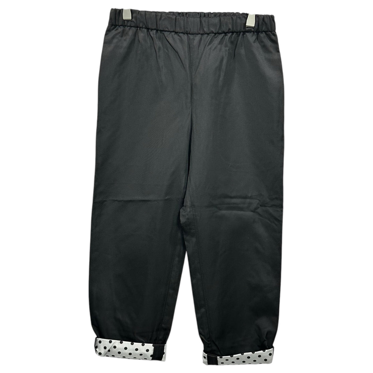 COMME des GARCONS COMME des GARCONS(コムデギャルソンコムデギャルソン) 2009SS Lined Polka Dot Easy Pants 裏地 ドット イージー パンツ RC-P007 XS ブラック×ホワイト AD2008