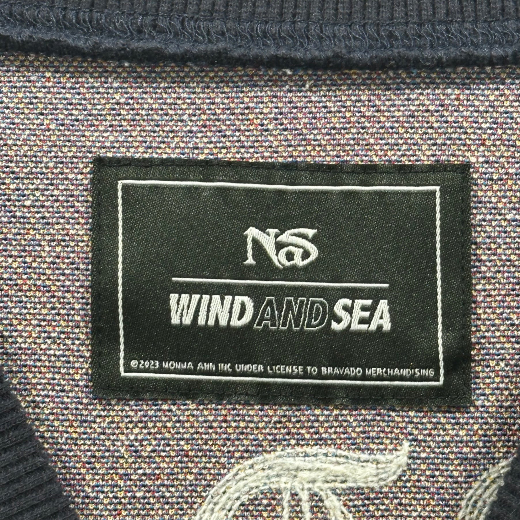 WIND AND SEA(ウィンダンシー) NAS GRAPHIC CREW NECK SWEAT  WDS-C-NAS-24-Q1-CS-02 XL ブルー