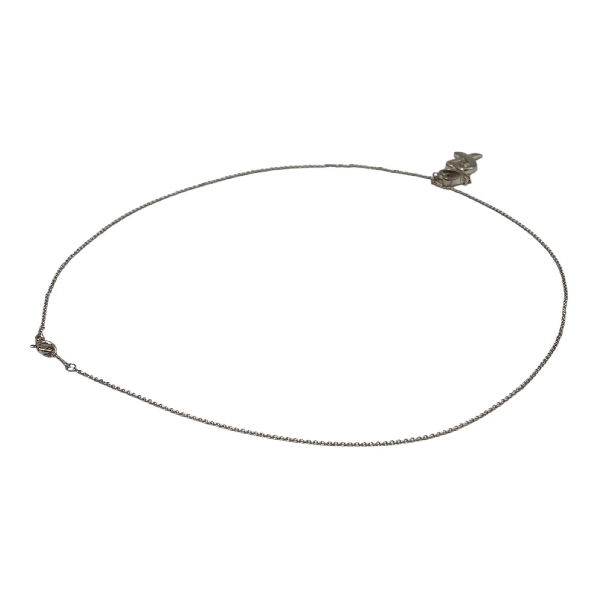 TIFFANY & CO.(ティファニー) Double Open Heart Lariat Elsa Peretti Necklace ダブル オープンハート ラリアット エルサペレッティ ネックレス  シルバー