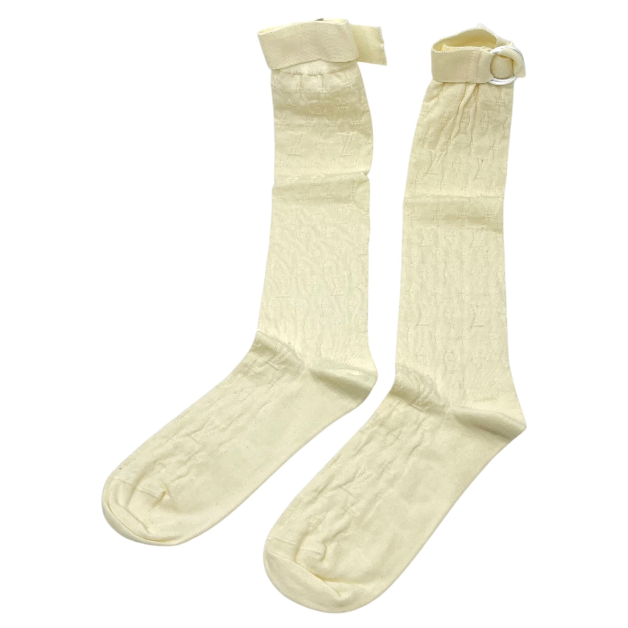 LOUIS VUITTON(ルイヴィトン) monogram socks モノグラム ソックス  アイボリー 靴下