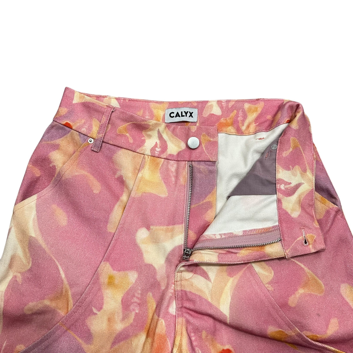 CALYX(カリクス) CARPENTER PANTS カーペンター パンツ CAL25SS-PT004 S グリーン×ピンク 参考定価86,900円(税込)