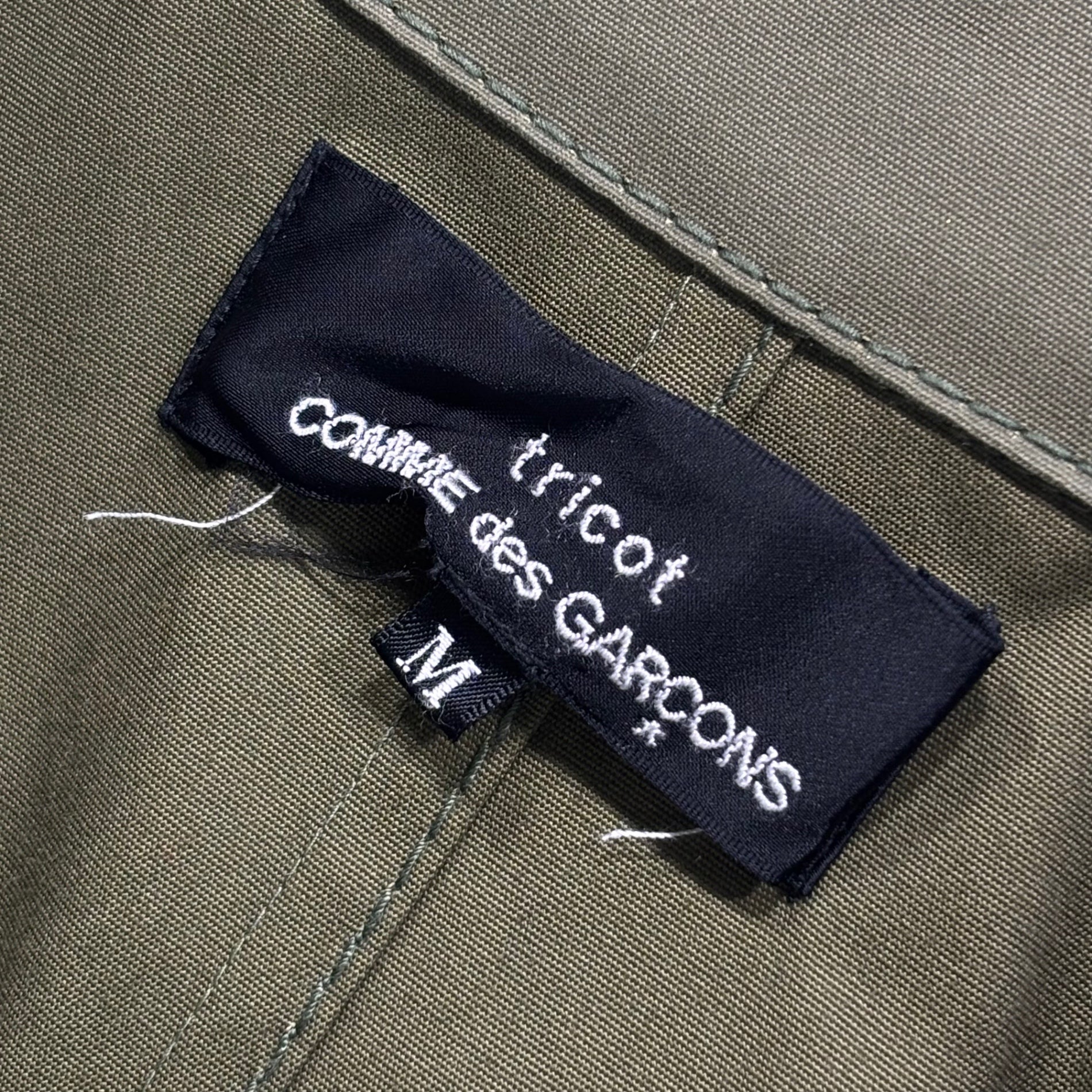 tricot COMME des GARCONS(トリココムデギャルソン) 13AW Cotton Double Trench Coat コットン ダブル トレンチ コート TL-C003  M カーキ AD2013