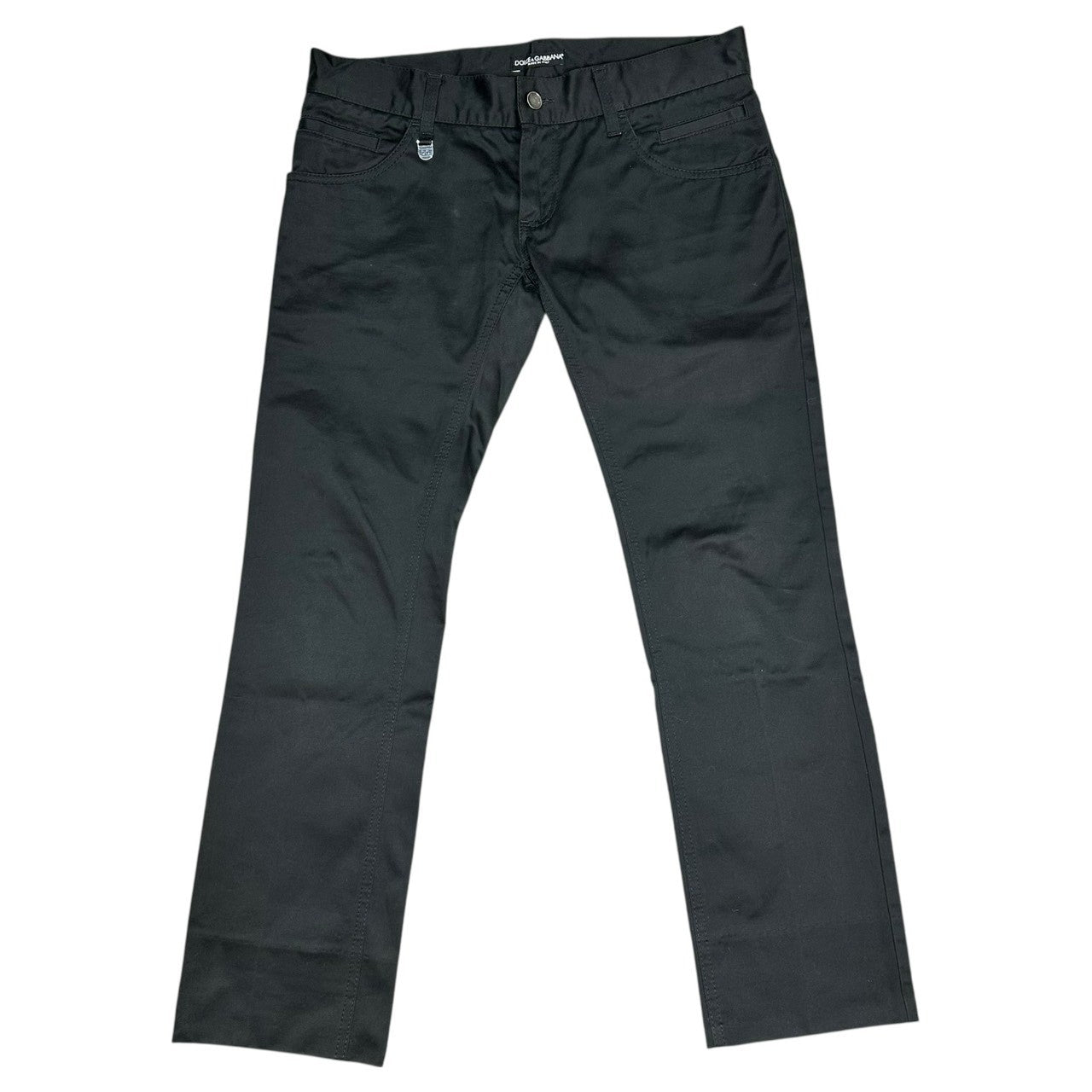 DOLCE&GABBANA(ドルチェ&ガッバーナドルガバ) Basic Chino Pants ベーシック チノ パンツ G32YGT/FU6GJ 48(M) ブラック