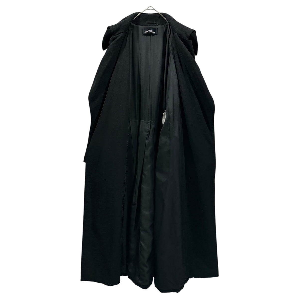 tricot COMME des GARCONS(トリココムデギャルソン) 1996AW Padded belted maxi coat 中綿 ベルテッド マキシ コート TC-080030 表記無(FREE) ブラック AD1997 90's 90年代 ロング