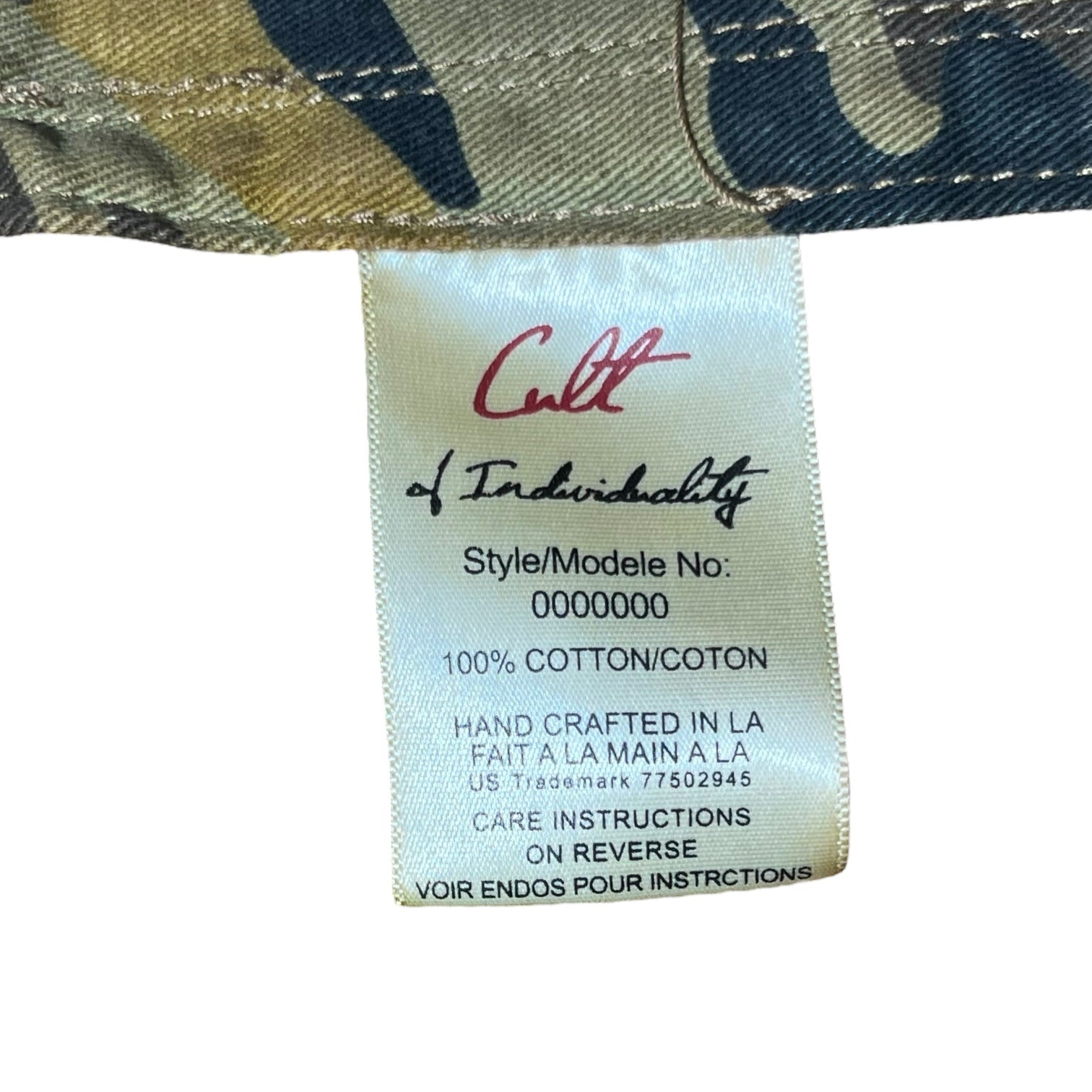 CULT OF INDIVIDUALITY(カルトオブインディビジュアリティー) 00’s coating trucker jacket コーティング トラッカー ジャケット L ブラウン Y2K デニム