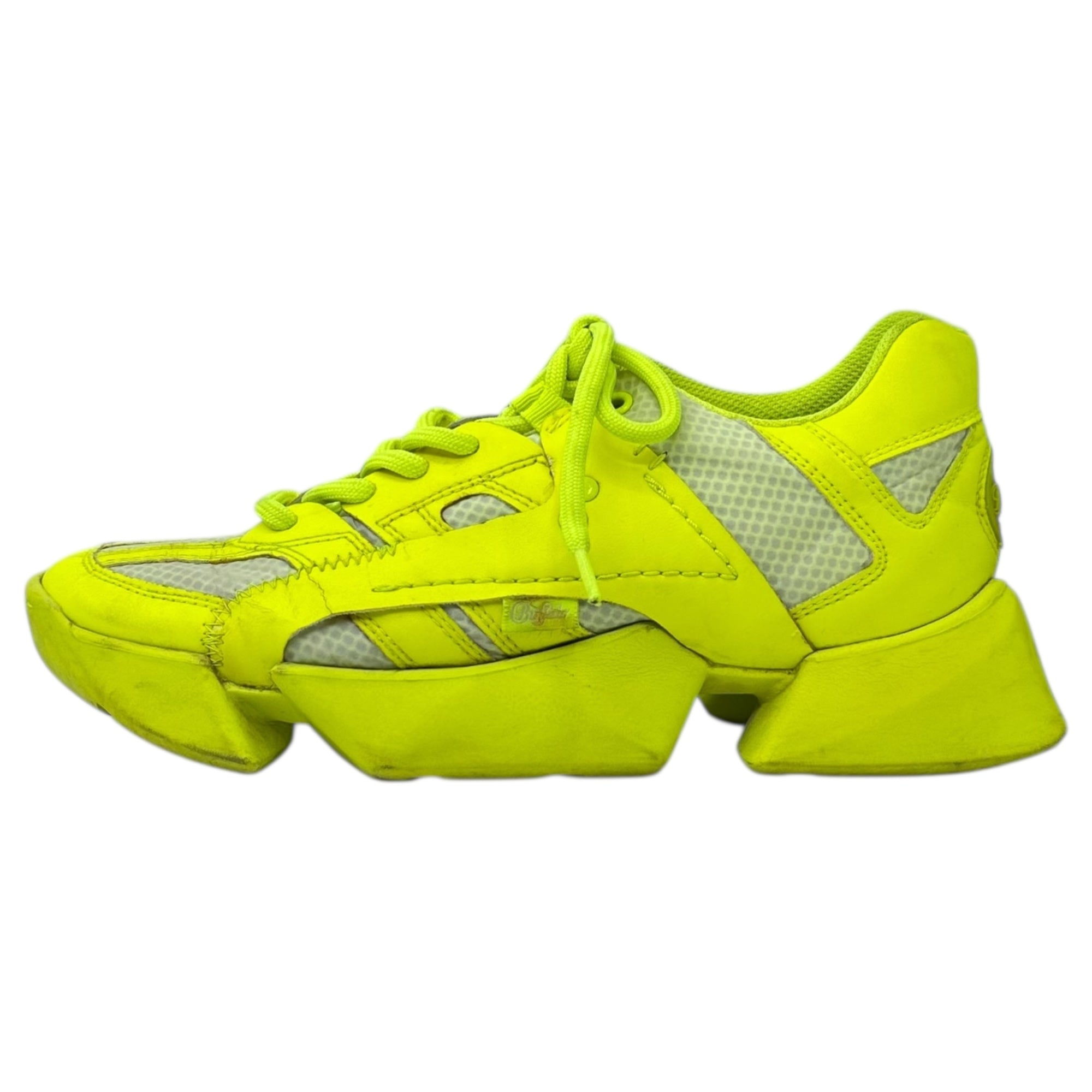 Buffalo LONDON×COMME des GARCONS JUNYA WATANABE(バッファローロンドン×コムデギャルソンジュンヤワタナベ) MTRCS LIGHT 厚底 スニーカー 38(24.5cm程度) イエロー