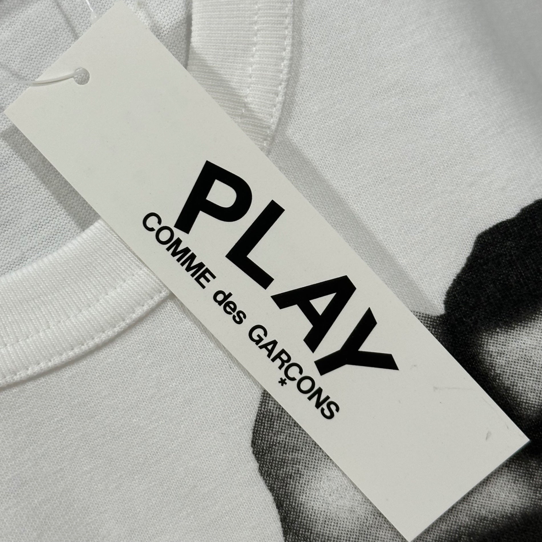 PLAY COMME des GARCONS(プレイコムデギャルソン) 2008 limted Xmas Graphic Tee クリスマス限定 ハート ロゴ グラフィック Tシャツ AB-T002 L ホワイト AD2008