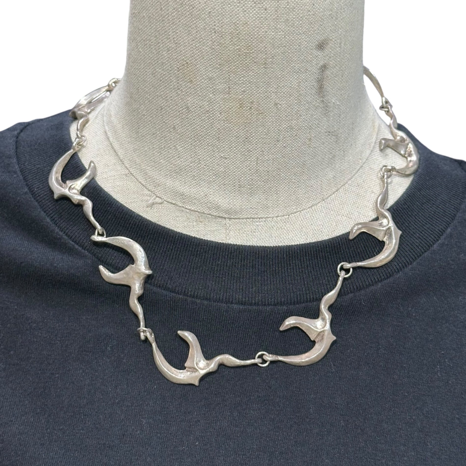 STONE BERRY(ストーンベリー) 925 Silver MUTANT CHAIN ミュータント チェーン ネックレス シルバー ストックホルム発ブランド