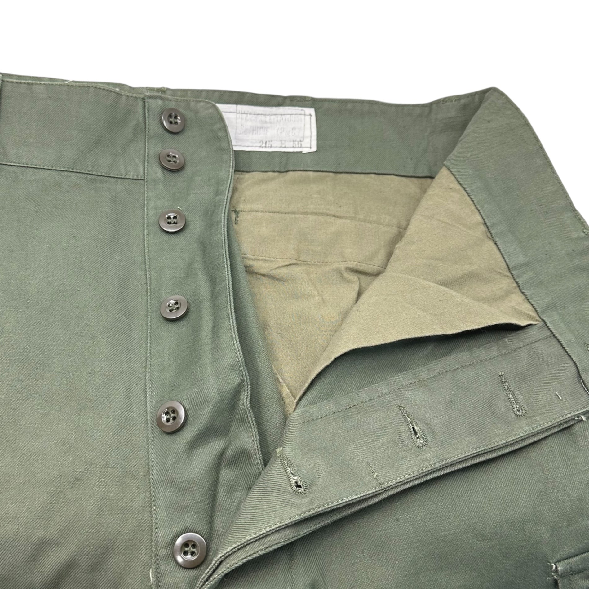 FRENCH MILITARY(フランス軍) 60's M-47 Early Cargo Pants 前期 カーゴ パンツ 92-L オリーブ 60年代 ミリタリー