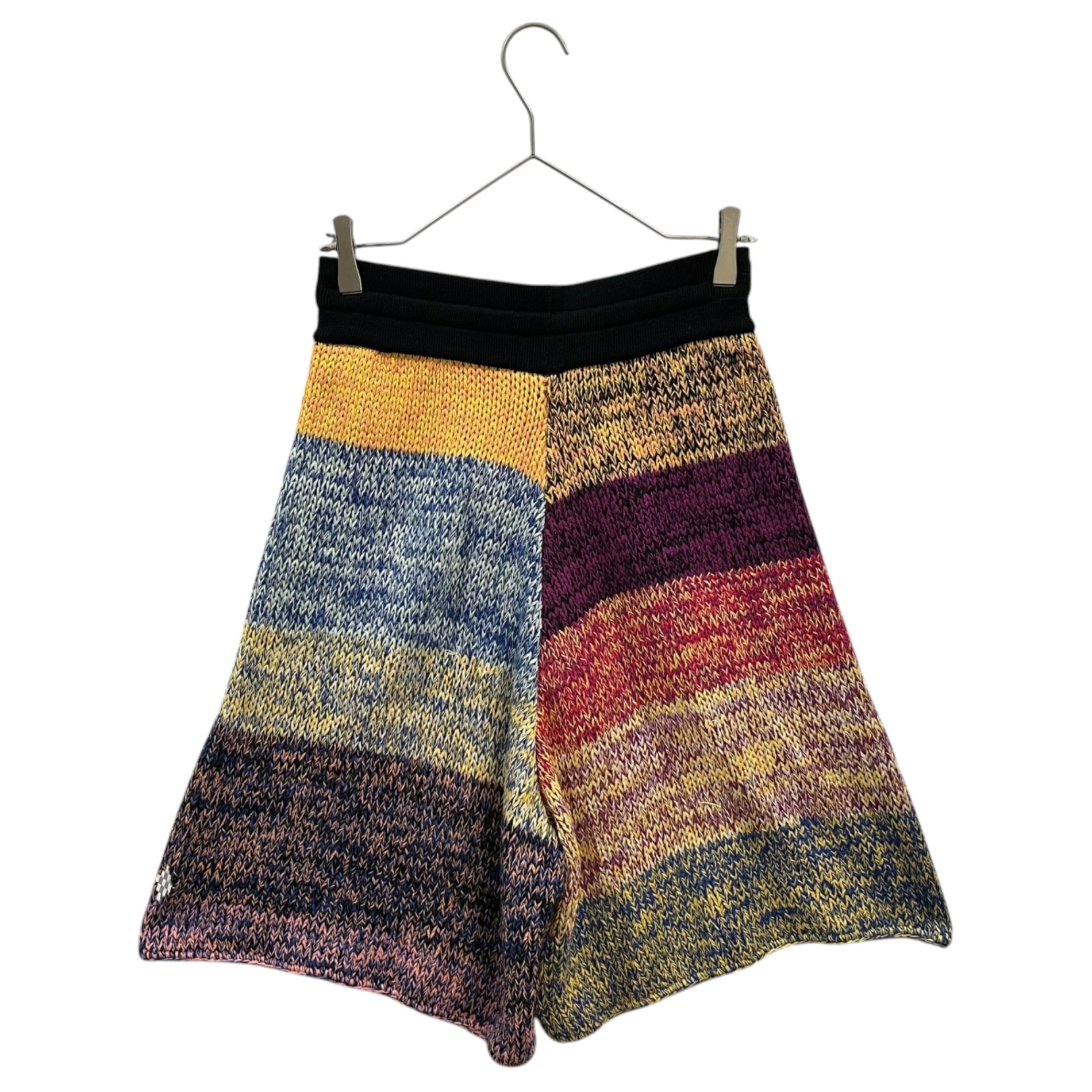 MARCELO BURLON(マルセロバーロン)  Cotton Knit Wide-Leg Half Pants コットンニット ワイド ハーフ パンツ CMHM003S23KNI001 M マルチカラー