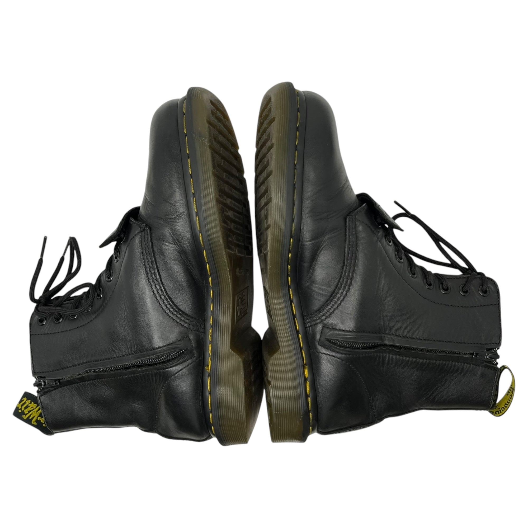 YOHJI YAMAMOTO×DR.MARTENS(ヨウジヤマモト×ドクターマーチン) 16SS PASCAL Y ZIP サイド ジップ ブーツ 21794001 US 9(27cm程度) ブラック コラボ