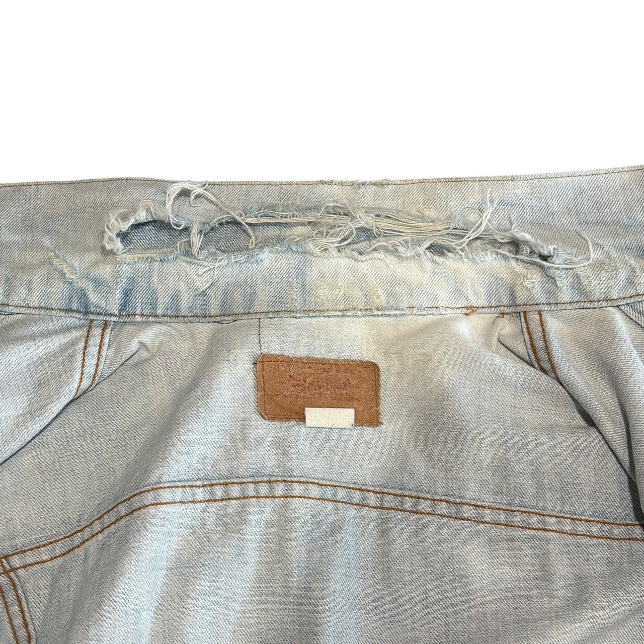 Levi's(リーバイス) 70's 70505 4th USA made Tracker Denim Jacket トラッカー デニム ジャケット (42～44程度) ライトインディゴ 70年代 ボタン裏524 small e ヴィンテージ ビッグサイズ