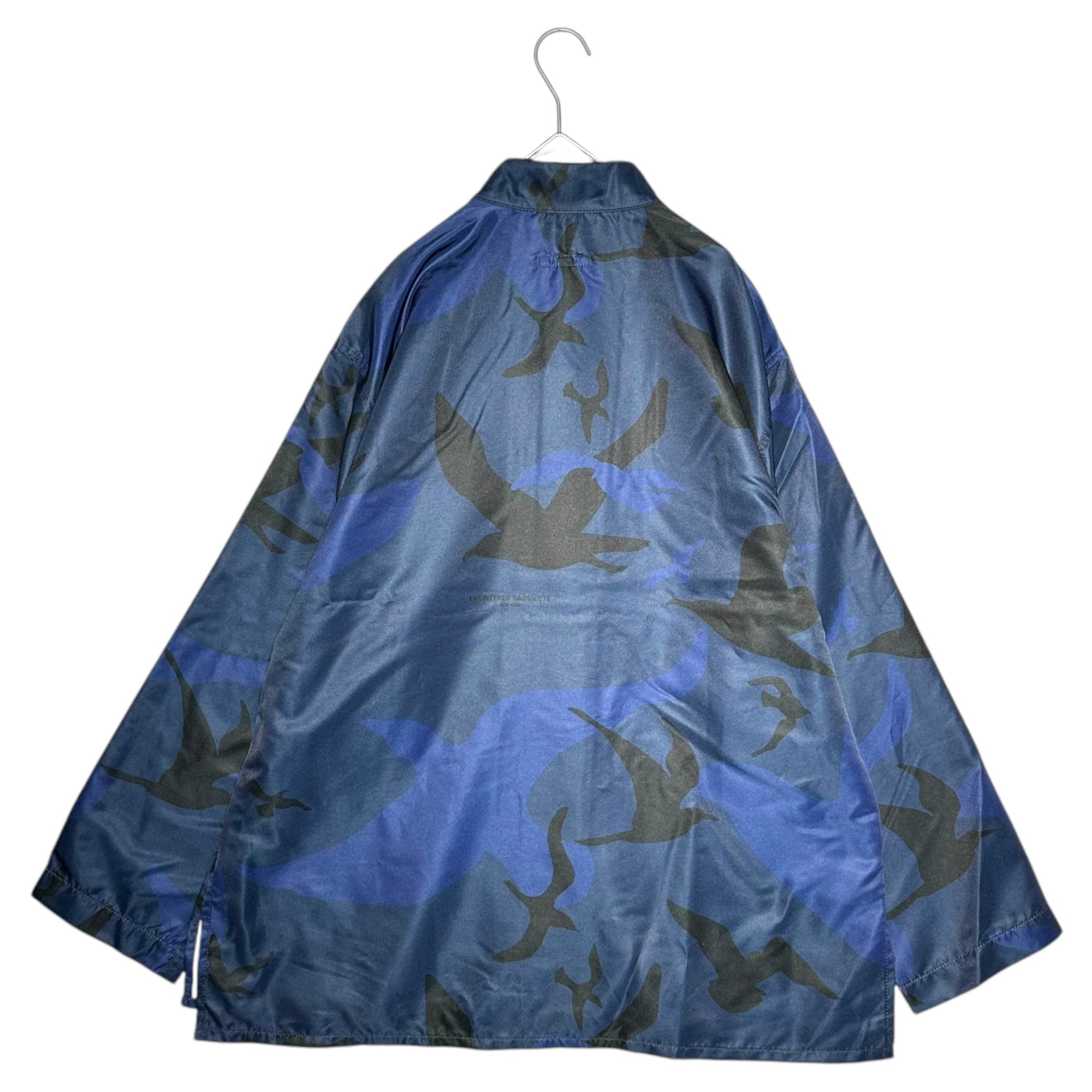 Engineered Garments(エンジニアードガーメンツ) Dayton Shirt – Poly Segull Print Poplin デイトン シャツ – ポリ シーガル プリント ポプリン S ネイビー カモフラ ジャケット カバーオール コックシャツ