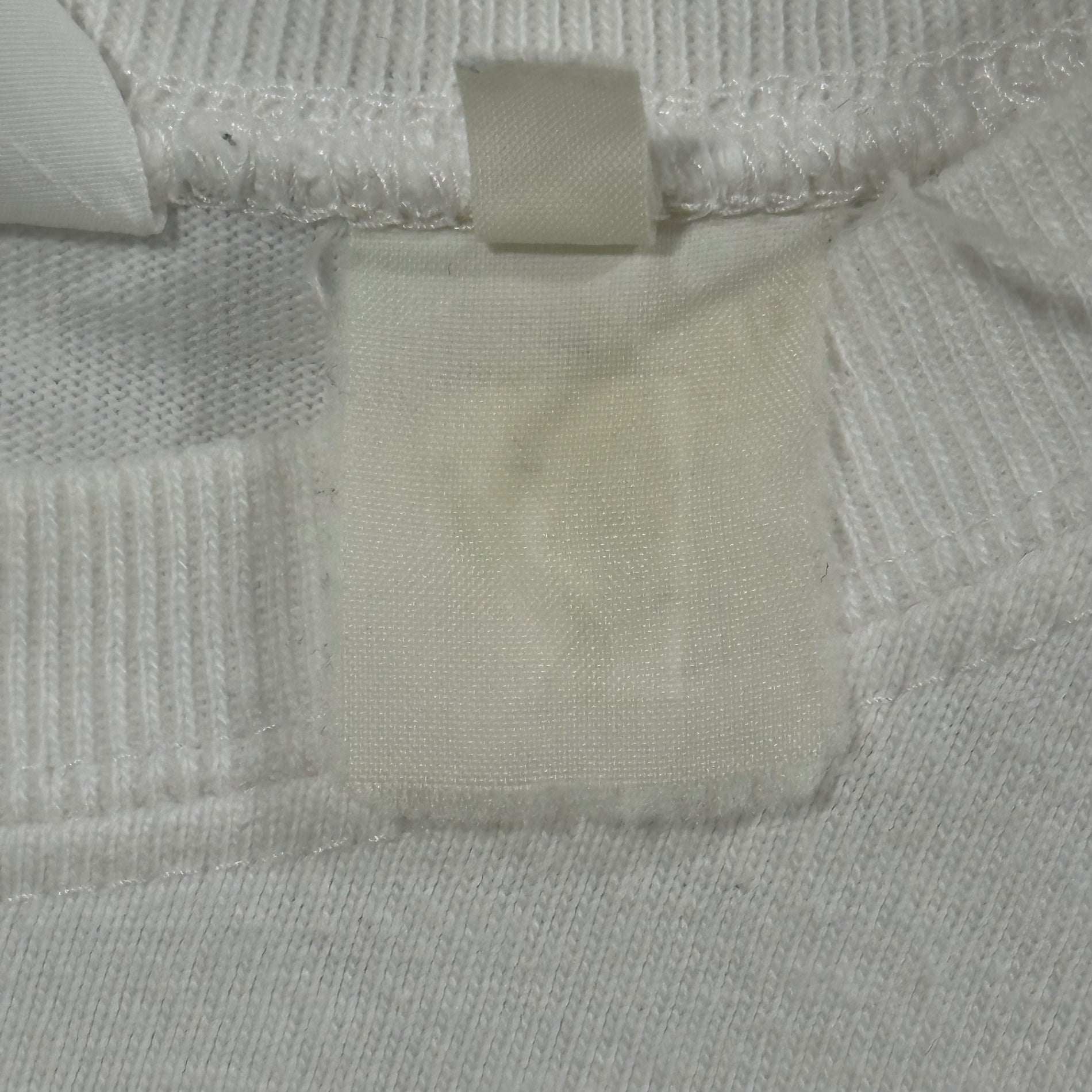 GOODENOUGH(グッドイナフ) 90’s Line-blocked s/s T-shirt ライン 切替 半袖 Tシャツ 表記消(M程度) ホワイト×グレー
