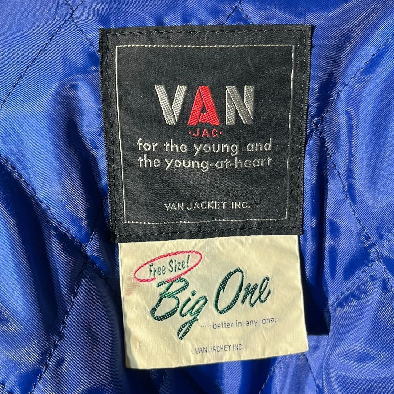 VAN JACKET(ヴァンヂャケット) OLD award jacket オールド アワード ジャケット FREE ネイビー×イエロー