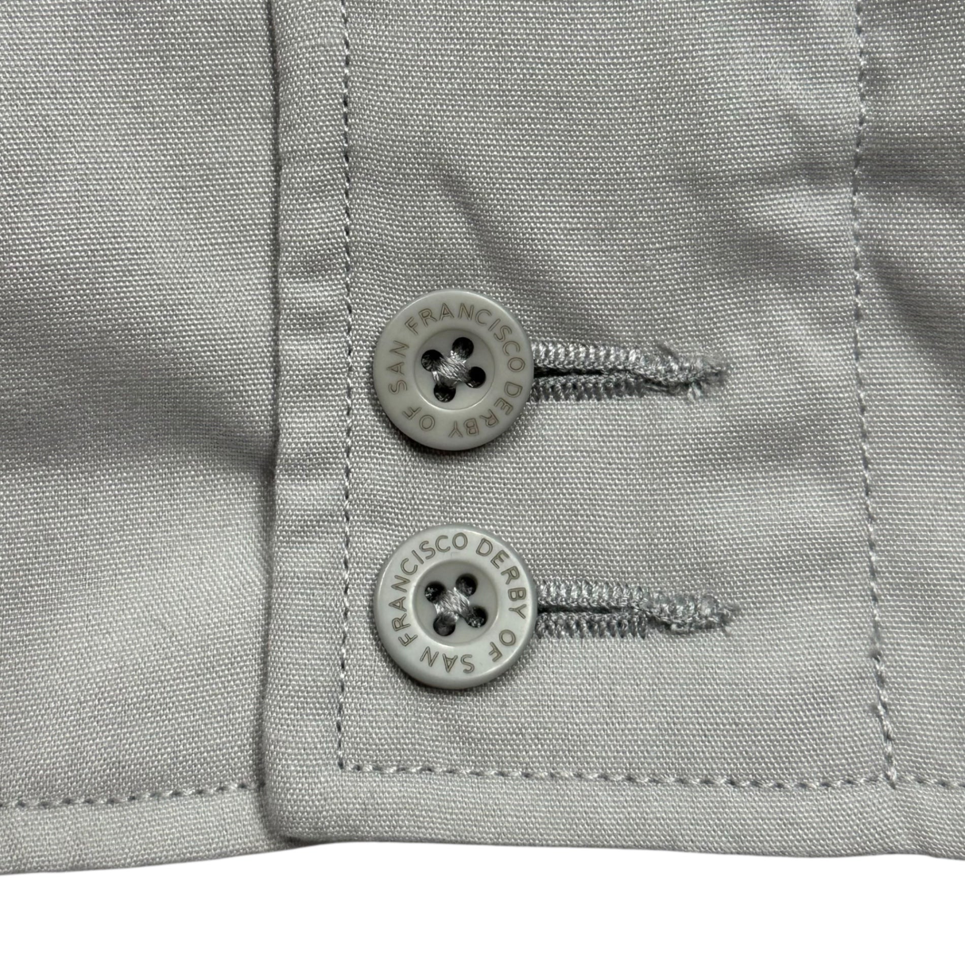 Derby Of San Francisco(ダービーオブサンフランシスコ) Derby jacket ダービー ジャケット STYLE 300 S ライトグレー ペイズリー ブルゾン 中綿
